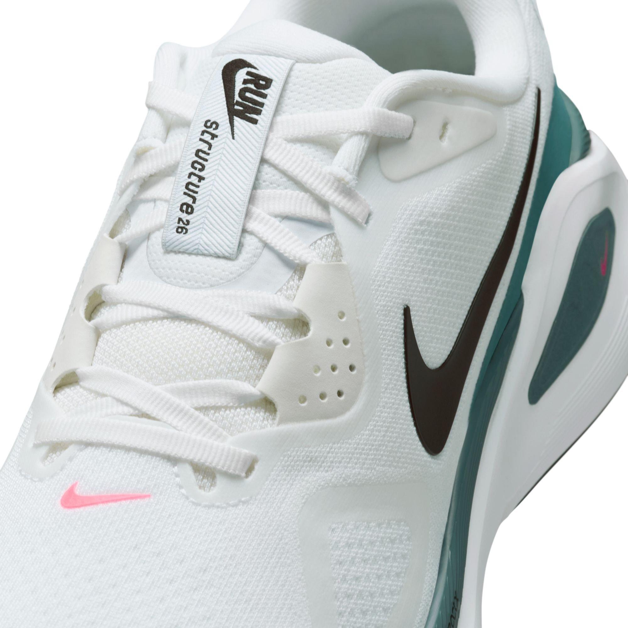 White/Black - Nike - Structure 26 Trainers Mens - 7