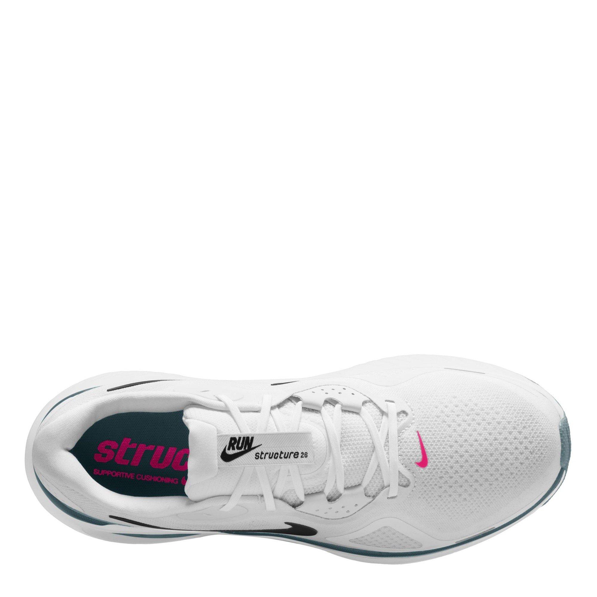 White/Black - Nike - Structure 26 Trainers Mens - 10