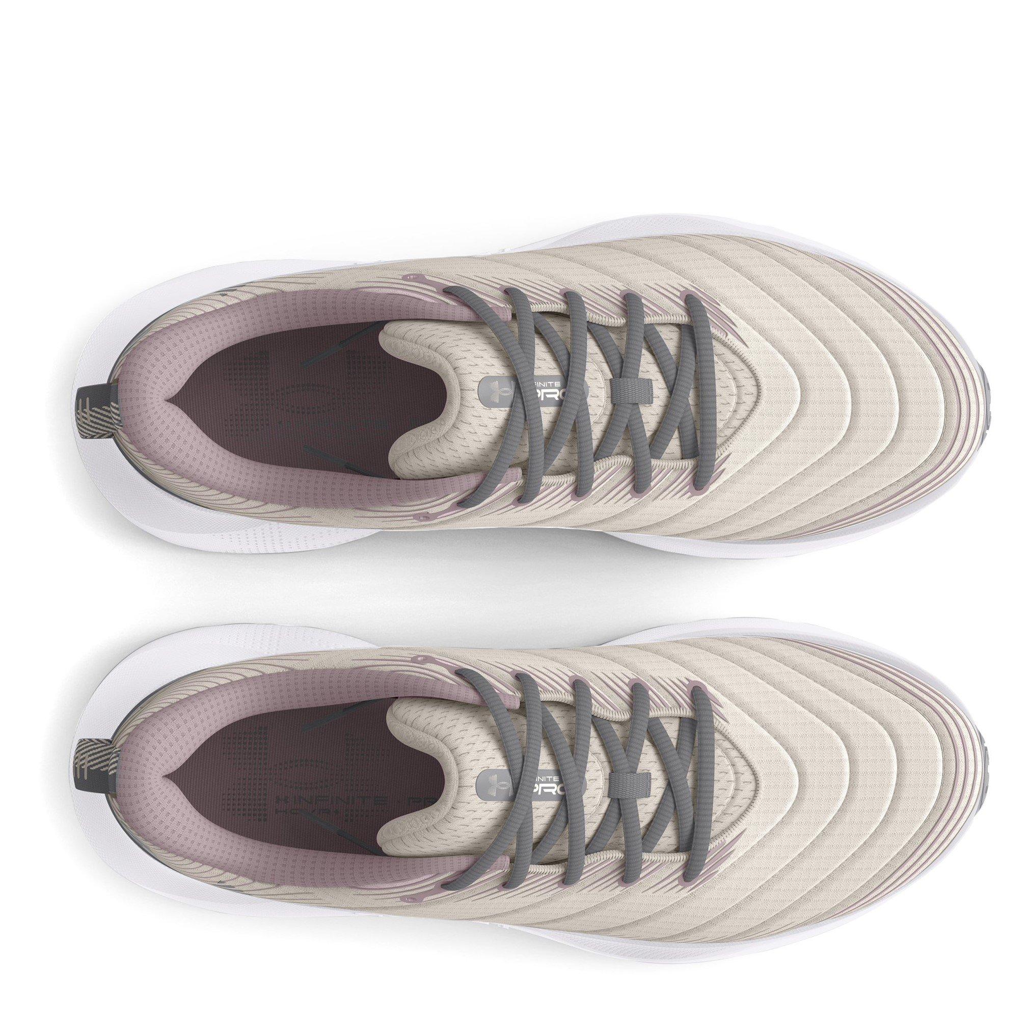 Gray - Under Armour - Unisex Adults Infinite Pro Warm Running Shoes - 4