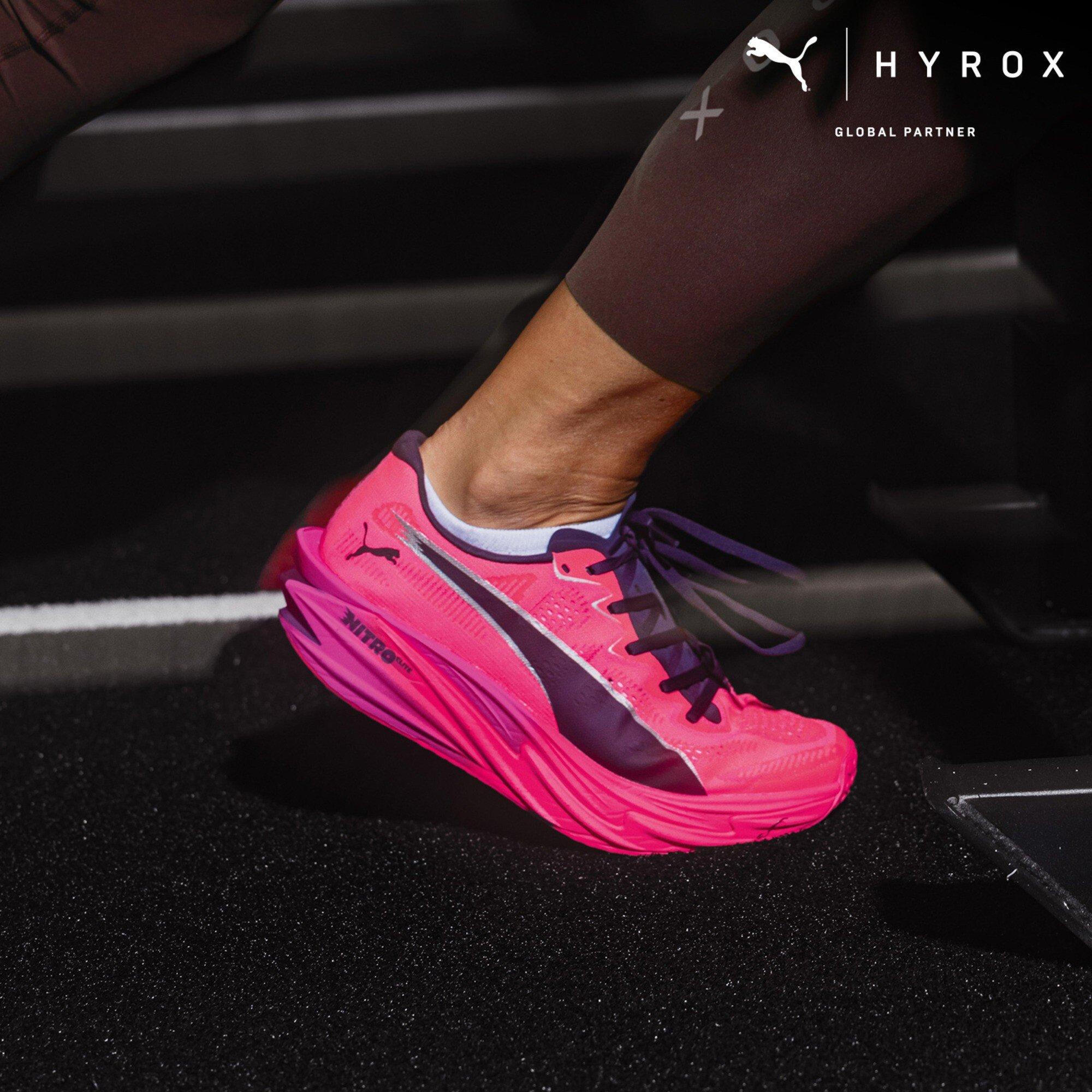Hyrox Pink - Puma - Womens Deviate Elite 4 Road Running Shoes - 3