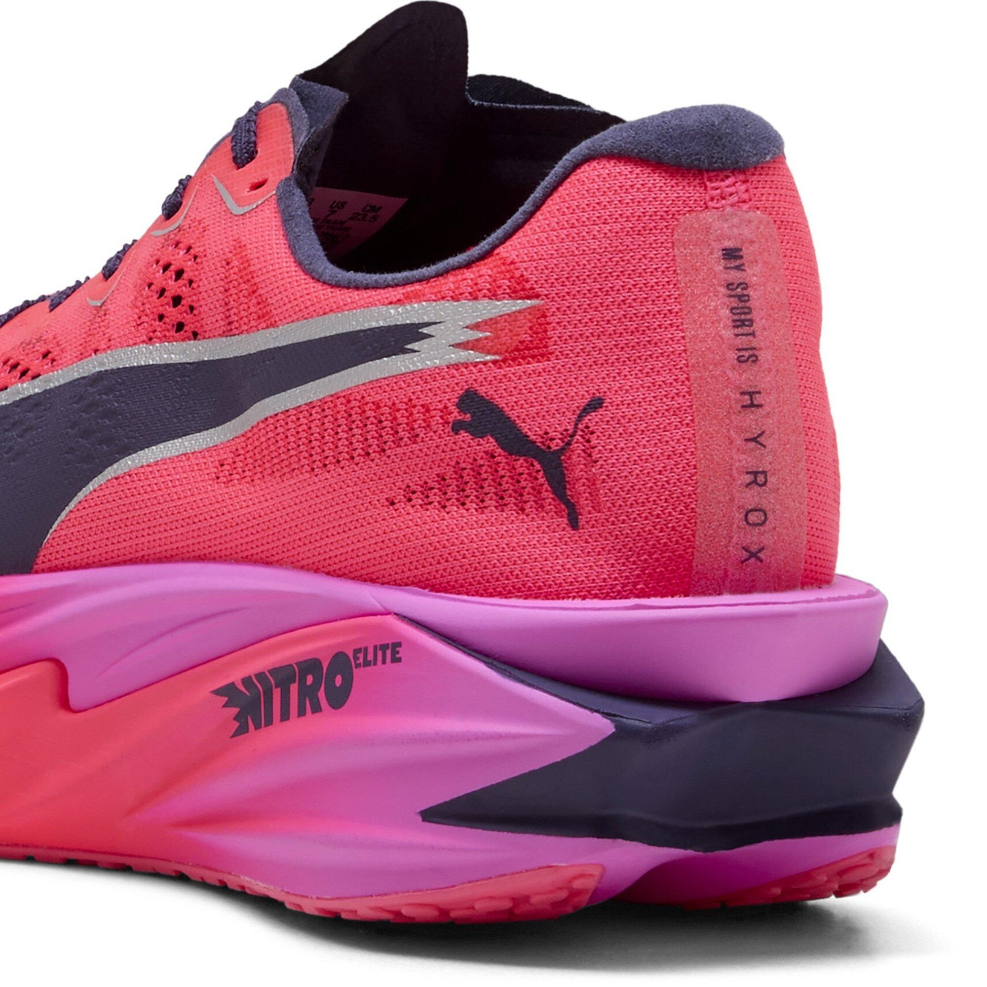 Hyrox Pink - Puma - Womens Deviate Elite 4 Road Running Shoes - 6
