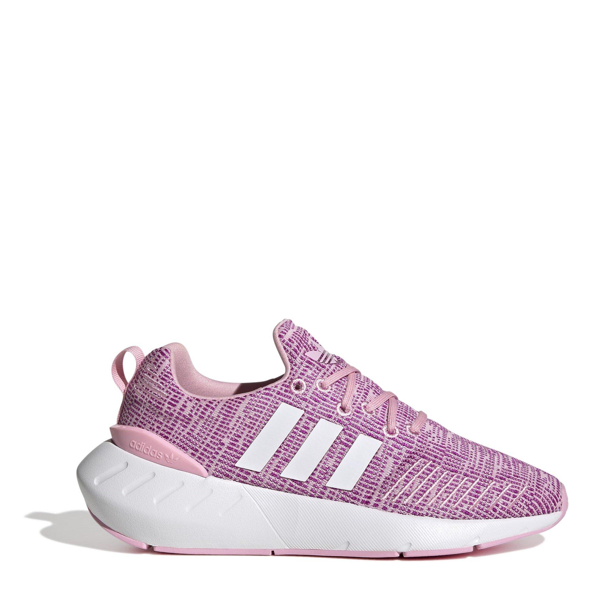 Pink/White - adidas - Swift Run 22 Shoes Juniors - 1