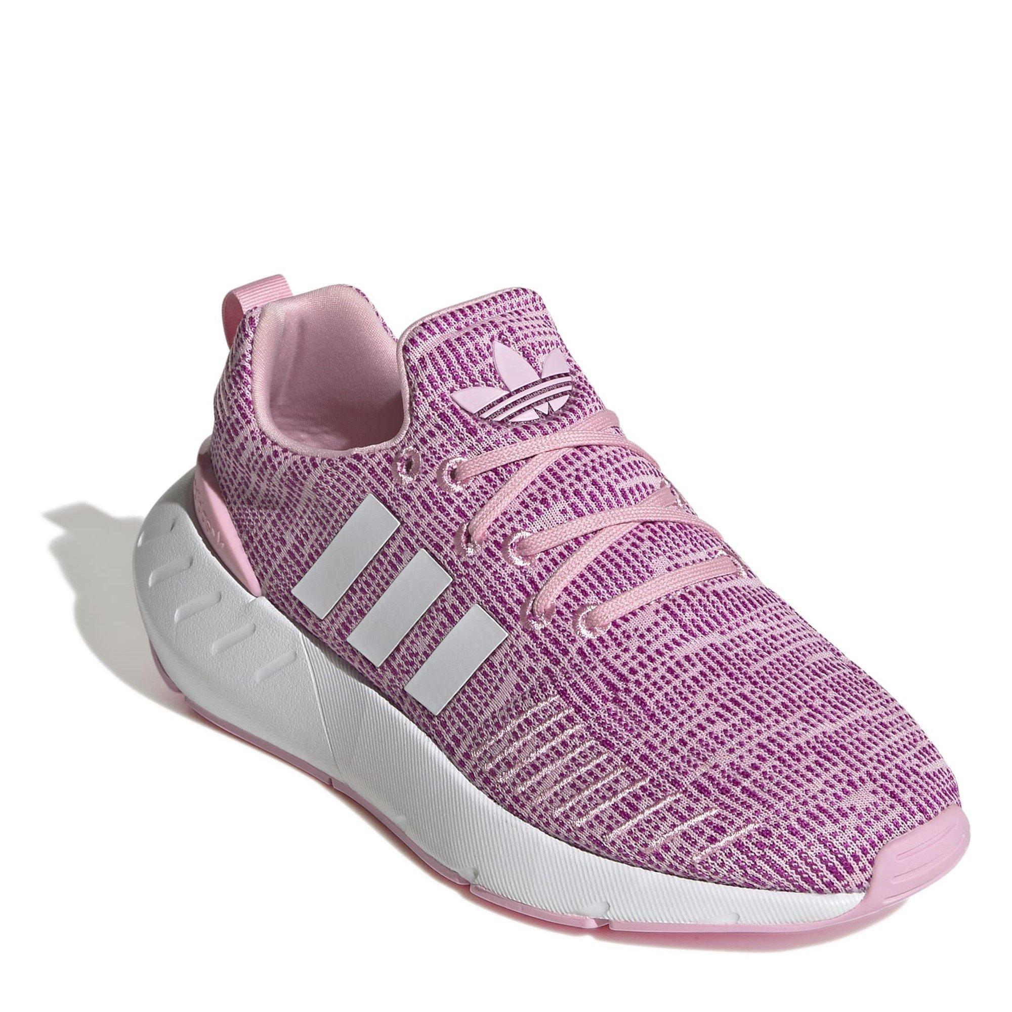 Pink/White - adidas - Swift Run 22 Shoes Juniors - 3