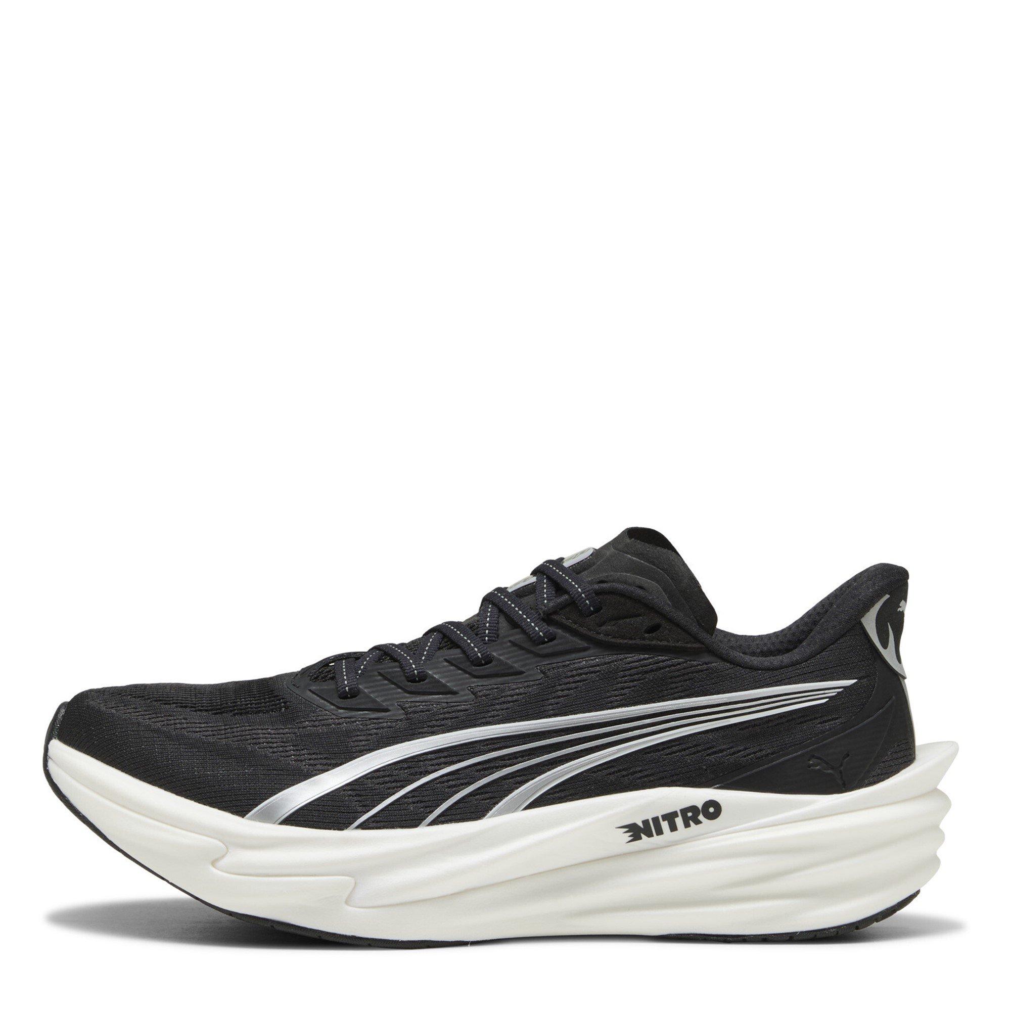 Black/White - Puma - Mens Puma Deviate Nitro 4 Road Running Shoes - 2