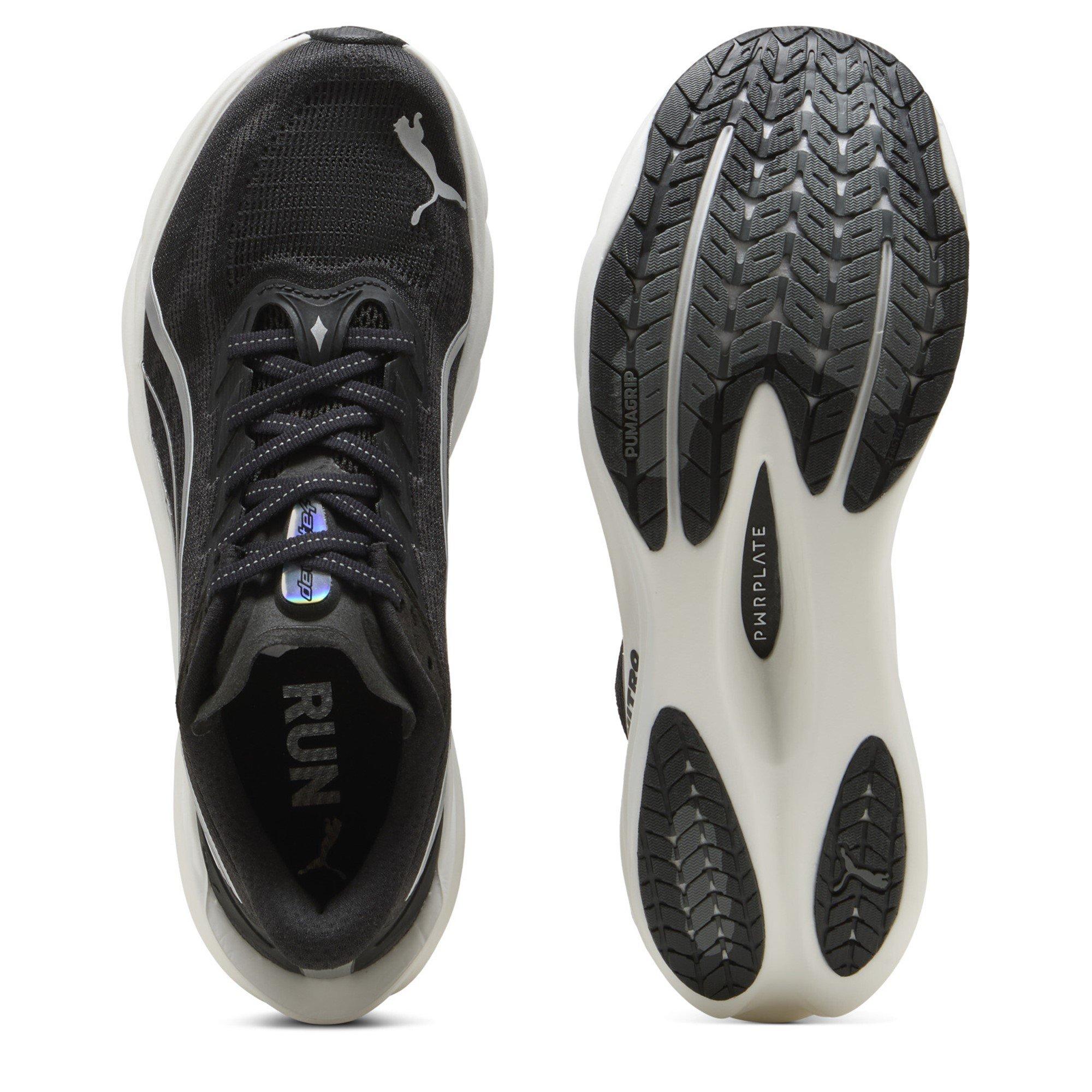 Black/White - Puma - Mens Puma Deviate Nitro 4 Road Running Shoes - 3