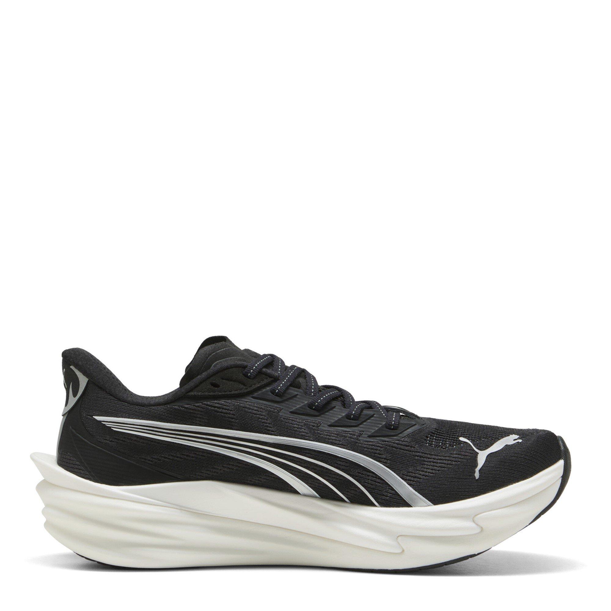 Black/White - Puma - Mens Puma Deviate Nitro 4 Road Running Shoes - 4