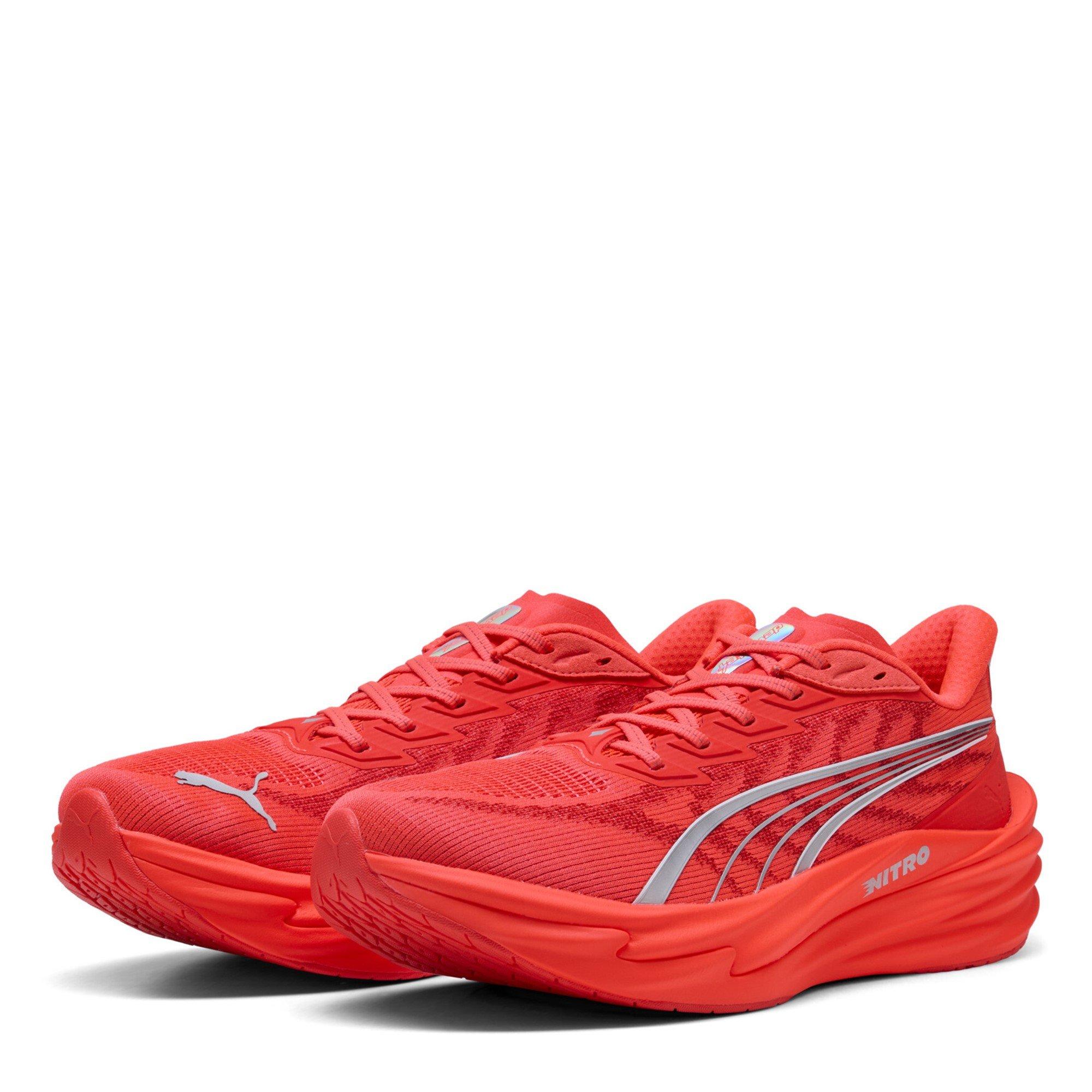 Puma Men's Deviate Nitro 4 Running Shoes - Ultra Red - 9.5 (44)