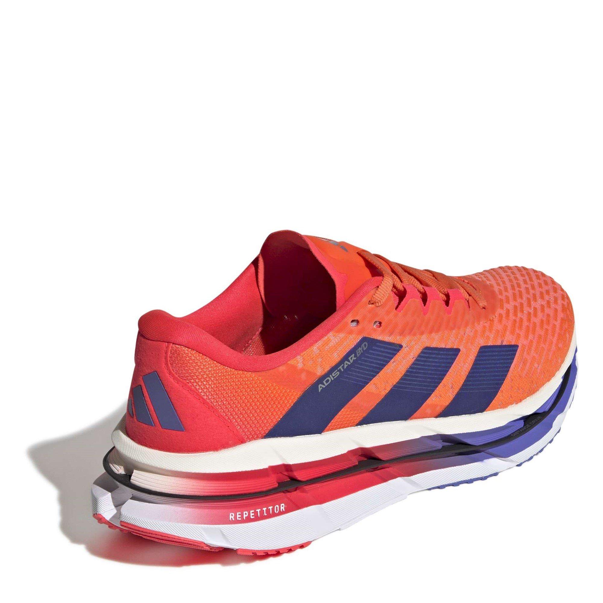 Orange/Blue/Red - adidas - Adistar Running Shoes - 4