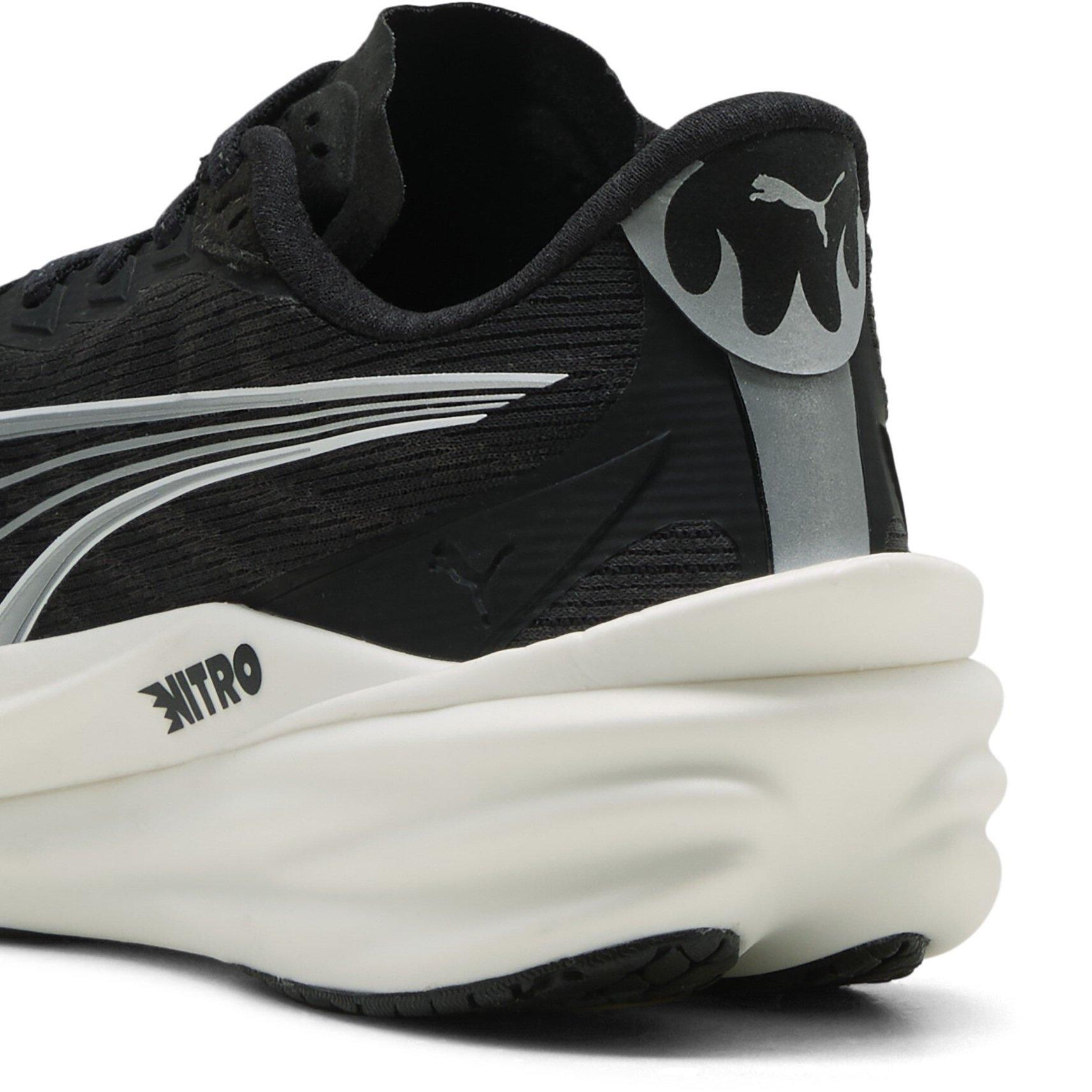 Black/White - Puma - Womens Puma Deviate Nitro 4 Road Running Shoes - 5