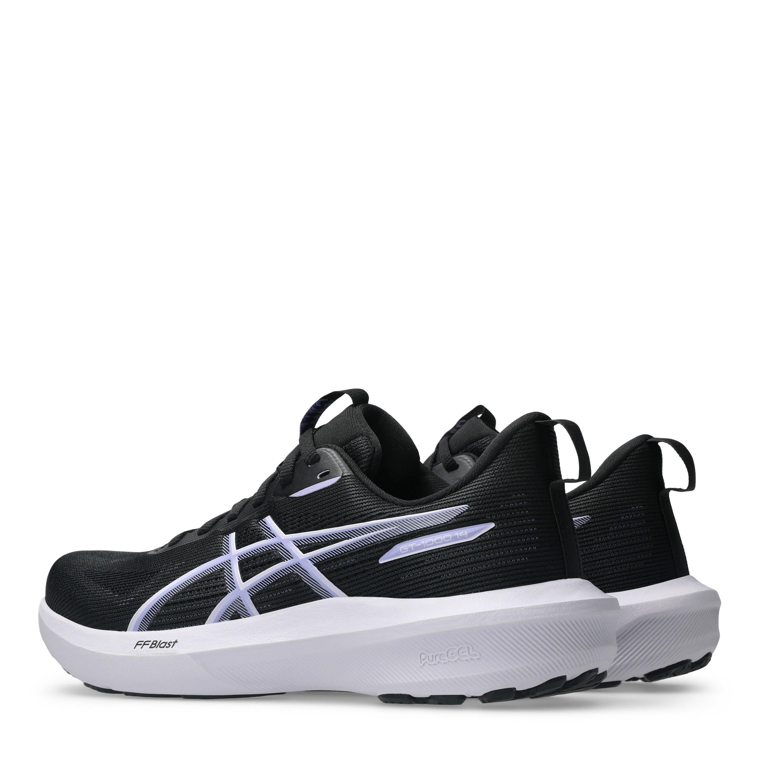 BLACK/LILACHINT - Asics - GT-1000 14 Womens Running Shoes - 5