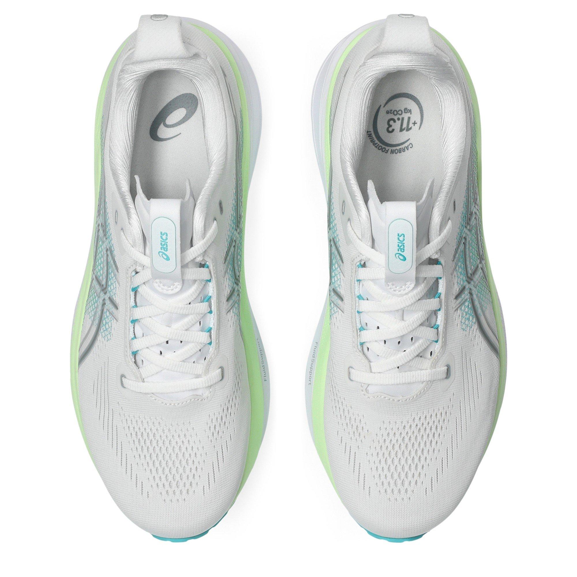 White/Aqua - Asics - ASICS Gel-Kayano 33 Mens Running Shoes - 6