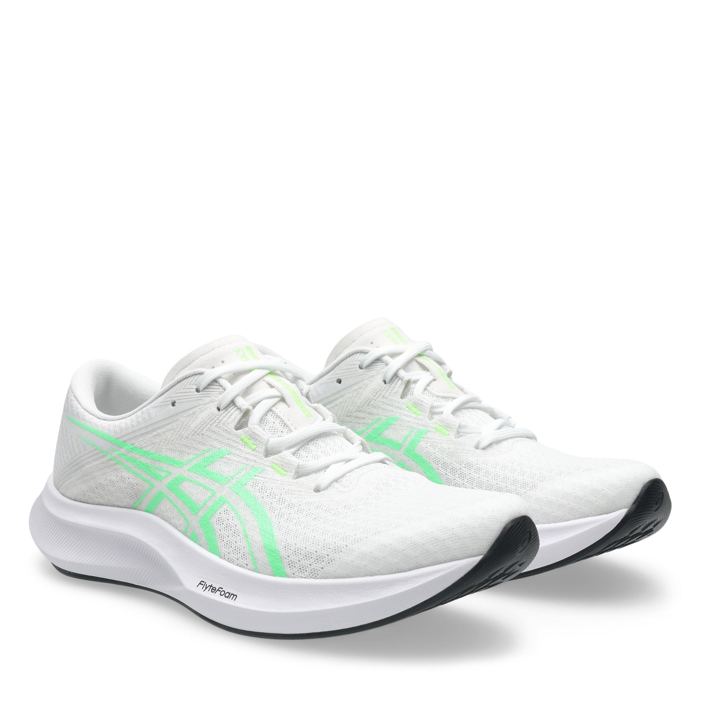 WHITE/GREEN - Asics - Hyper Speed 5 Womens Running Shoes - 4