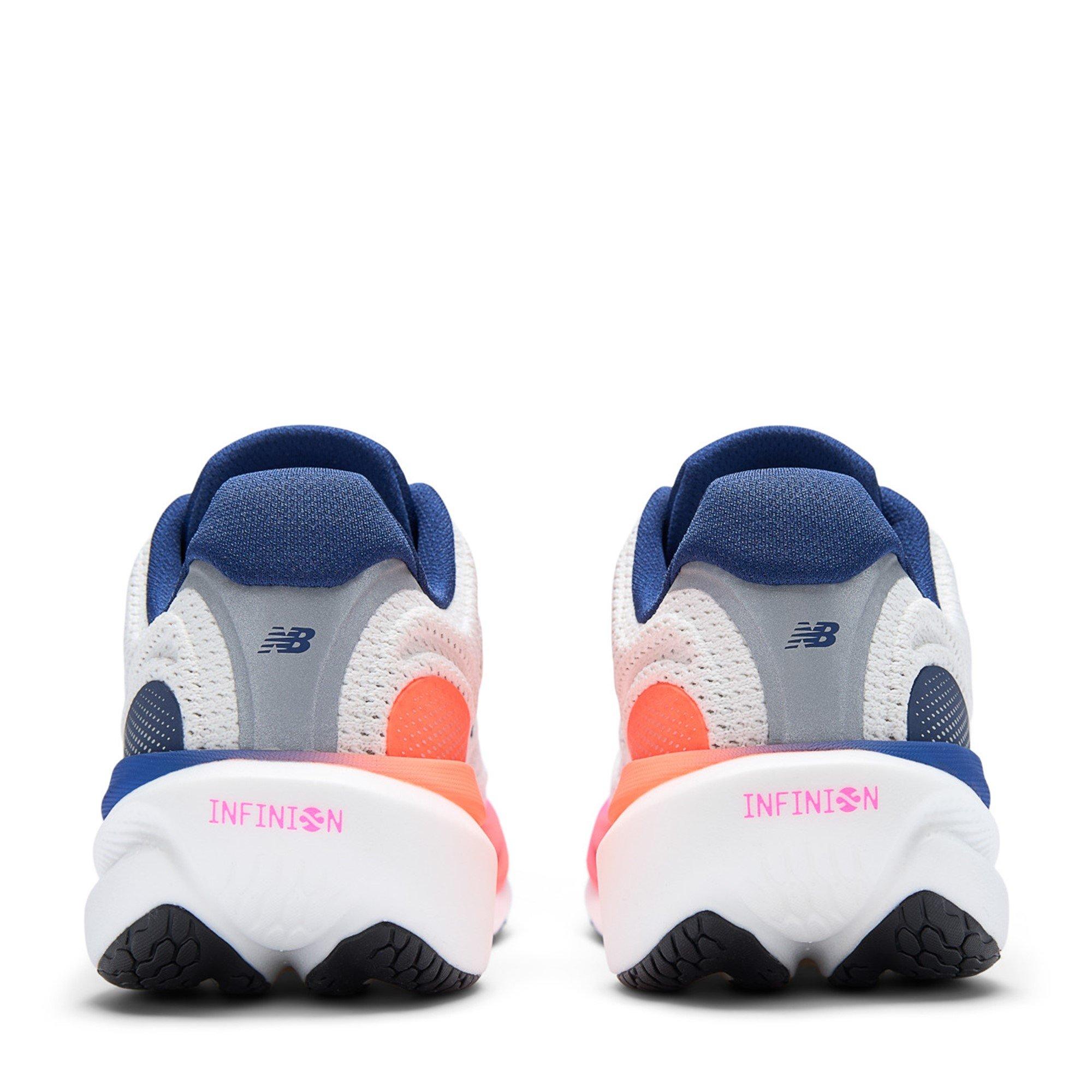 Blanco/Morado - New Balance - 1080v15 Road Running Shoes Womens - 4