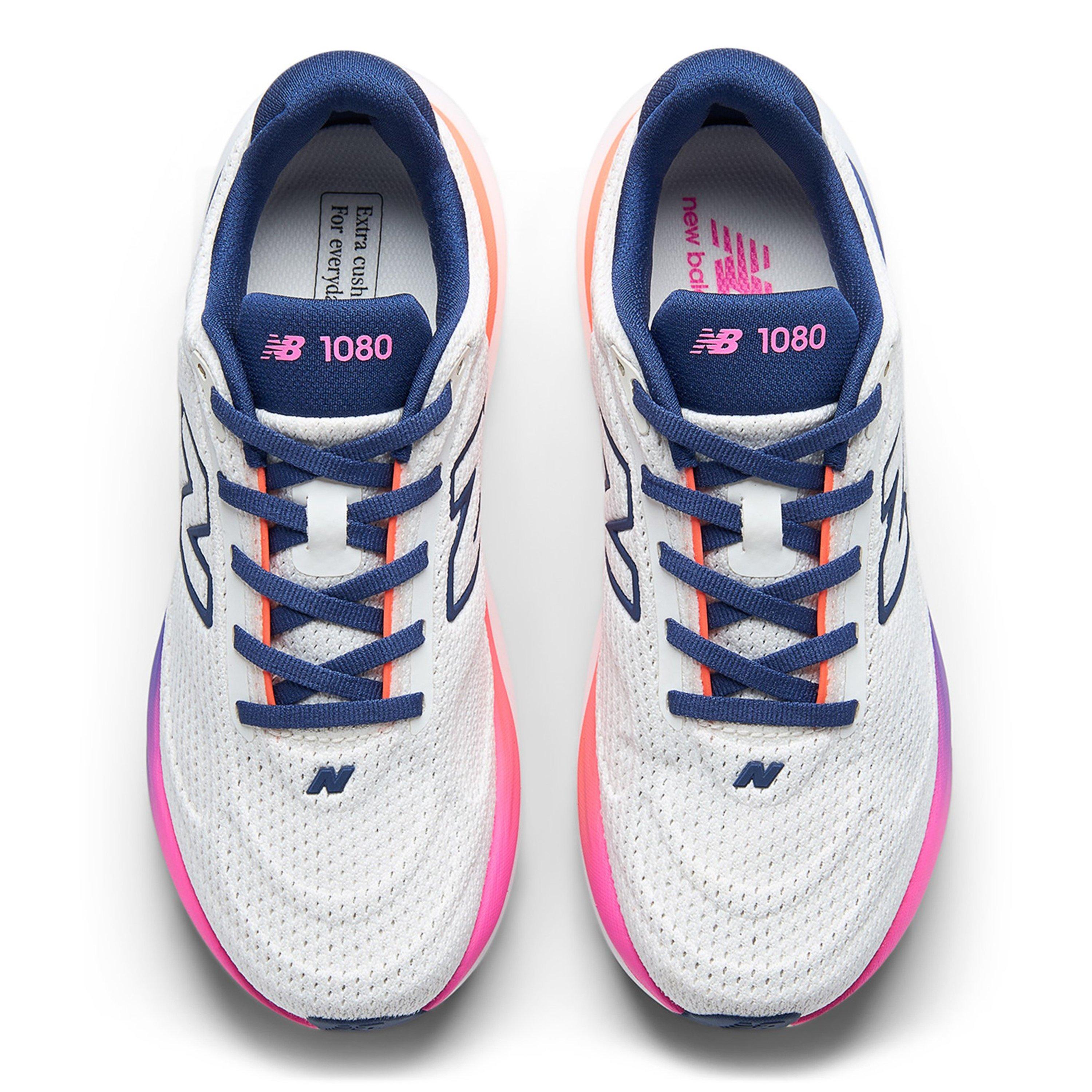 Blanco/Morado - New Balance - NB 1080 v15 Running Shoes Womens - 6