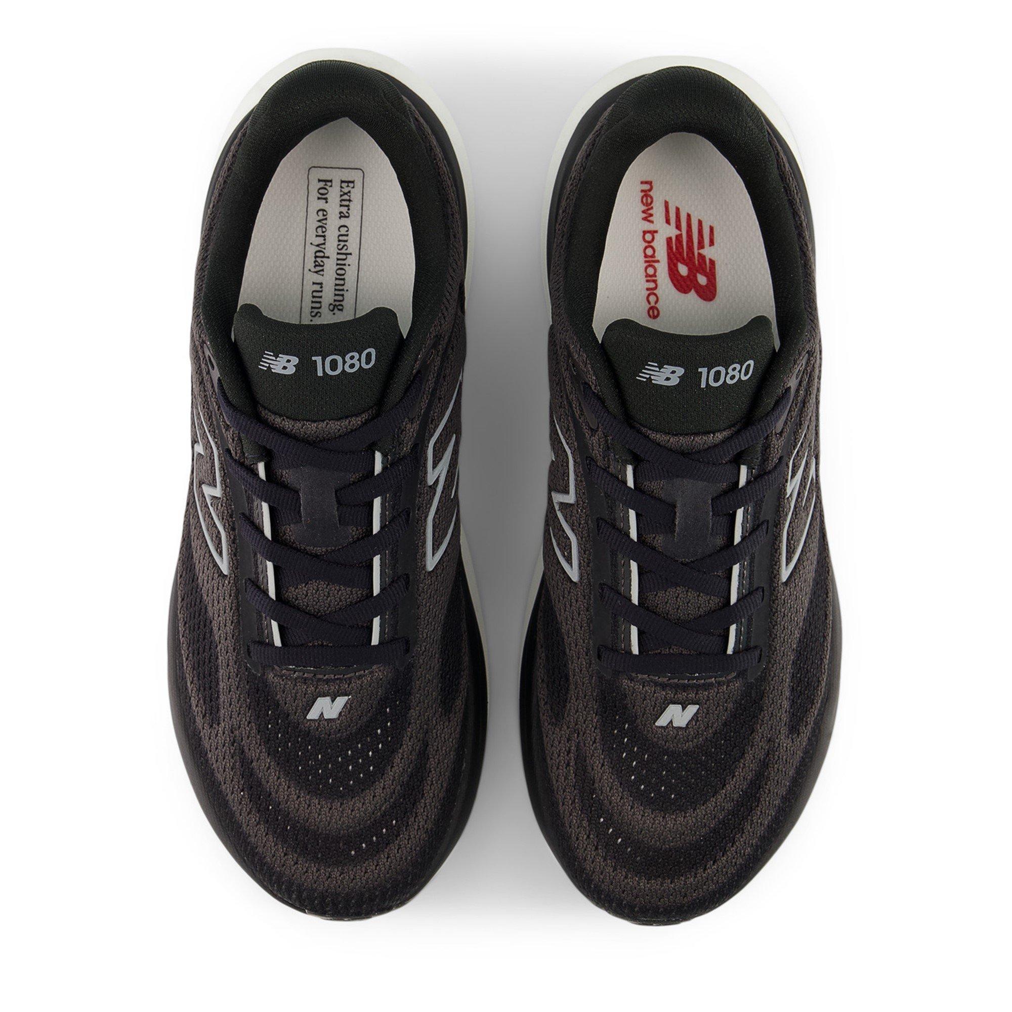 Black/White - New Balance - Womens New Balance 1080 v15 Road Running Shoes - 3