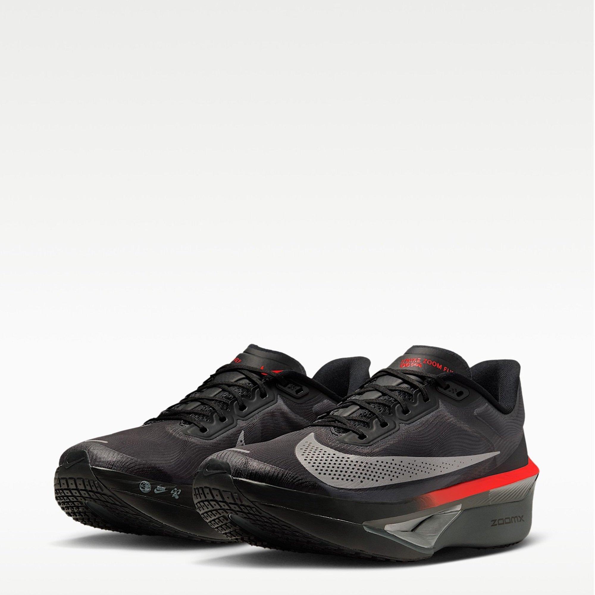 Black/Silver - Nike - Men's Zoom Fly 6 Everyday Neutral Road Running Shoes - 3