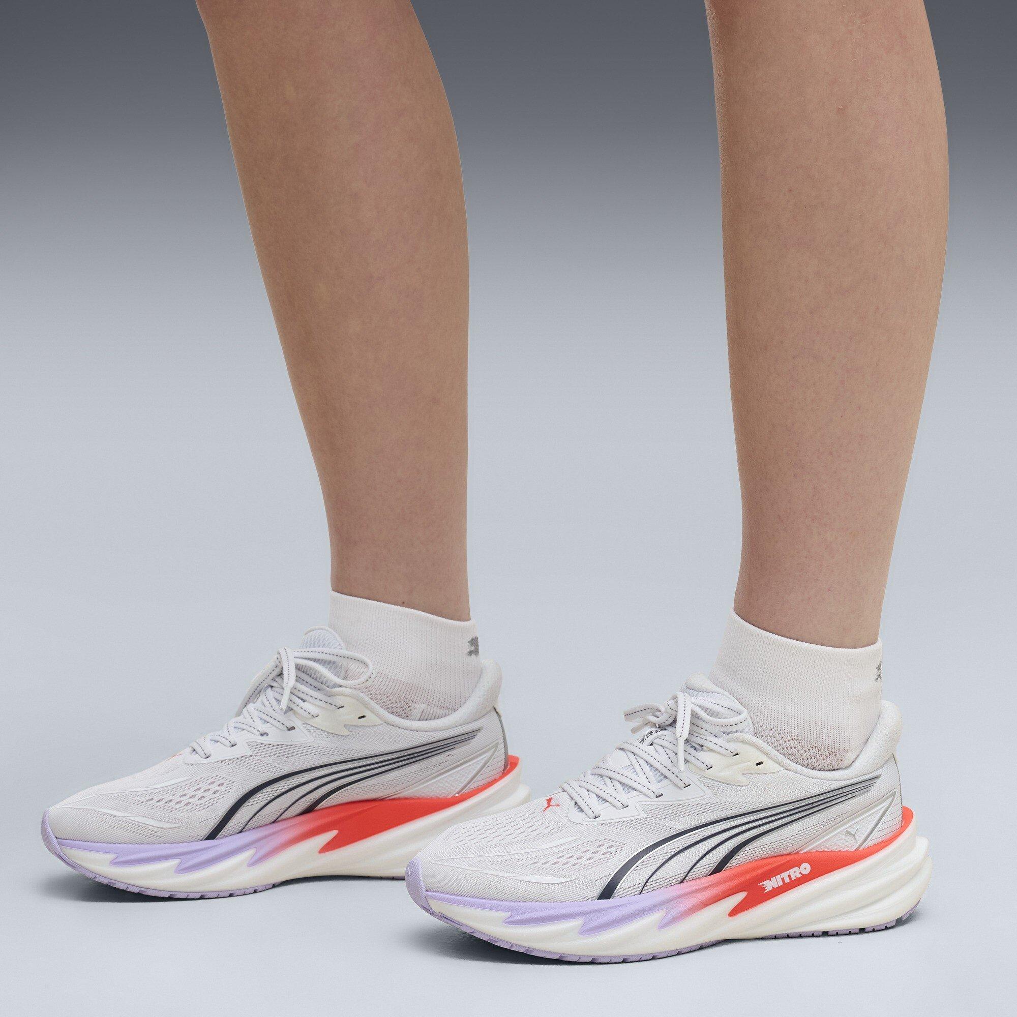 White/Lavender - Puma - Women's Velocity Nitro5 Road Running Shoes - 3