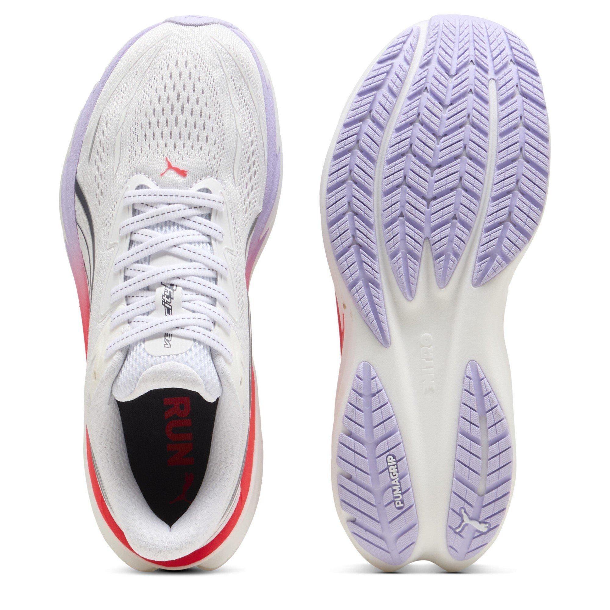 White/Lavender - Puma - Women's Velocity Nitro5 Road Running Shoes - 4