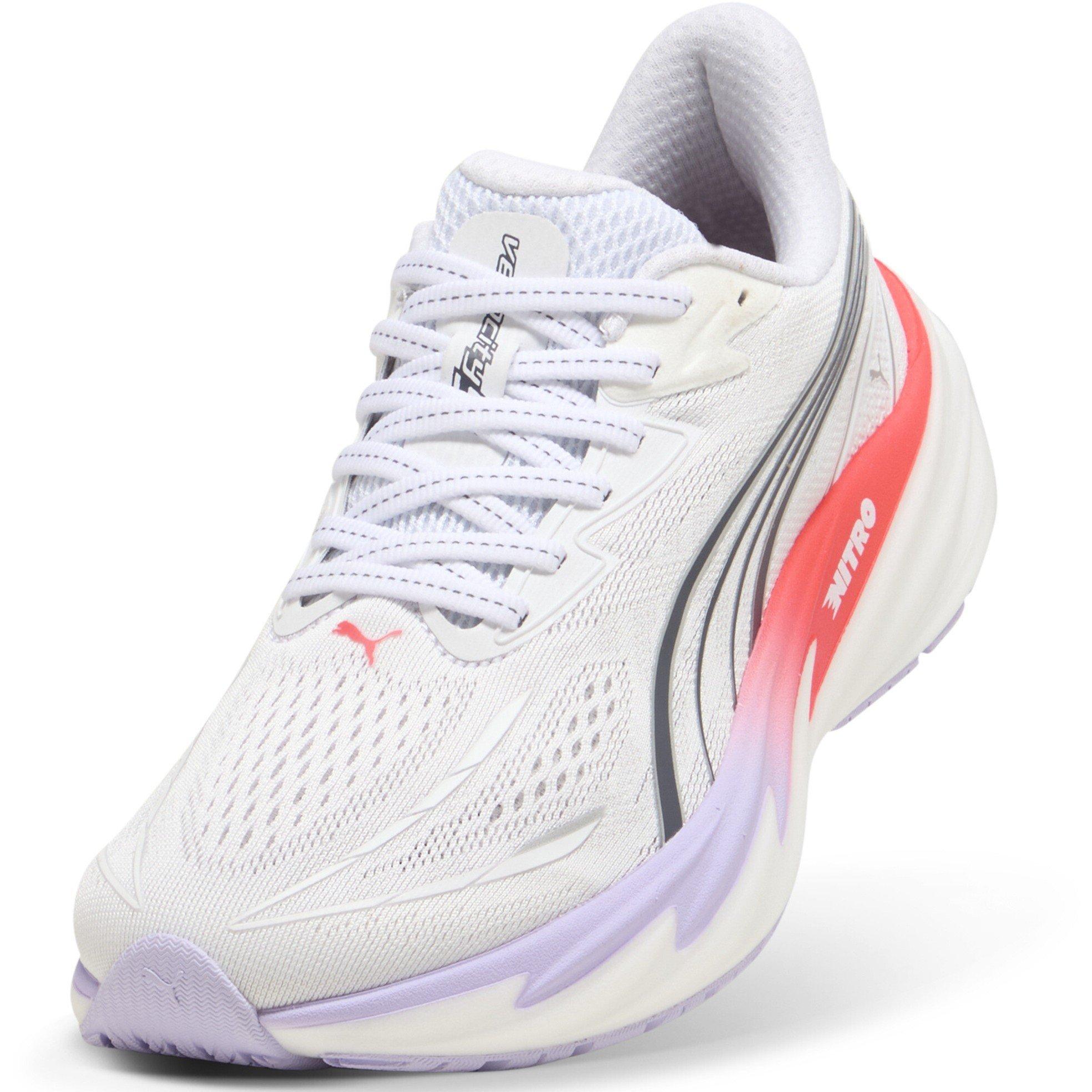 White/Lavender - Puma - Women's Velocity Nitro5 Road Running Shoes - 8