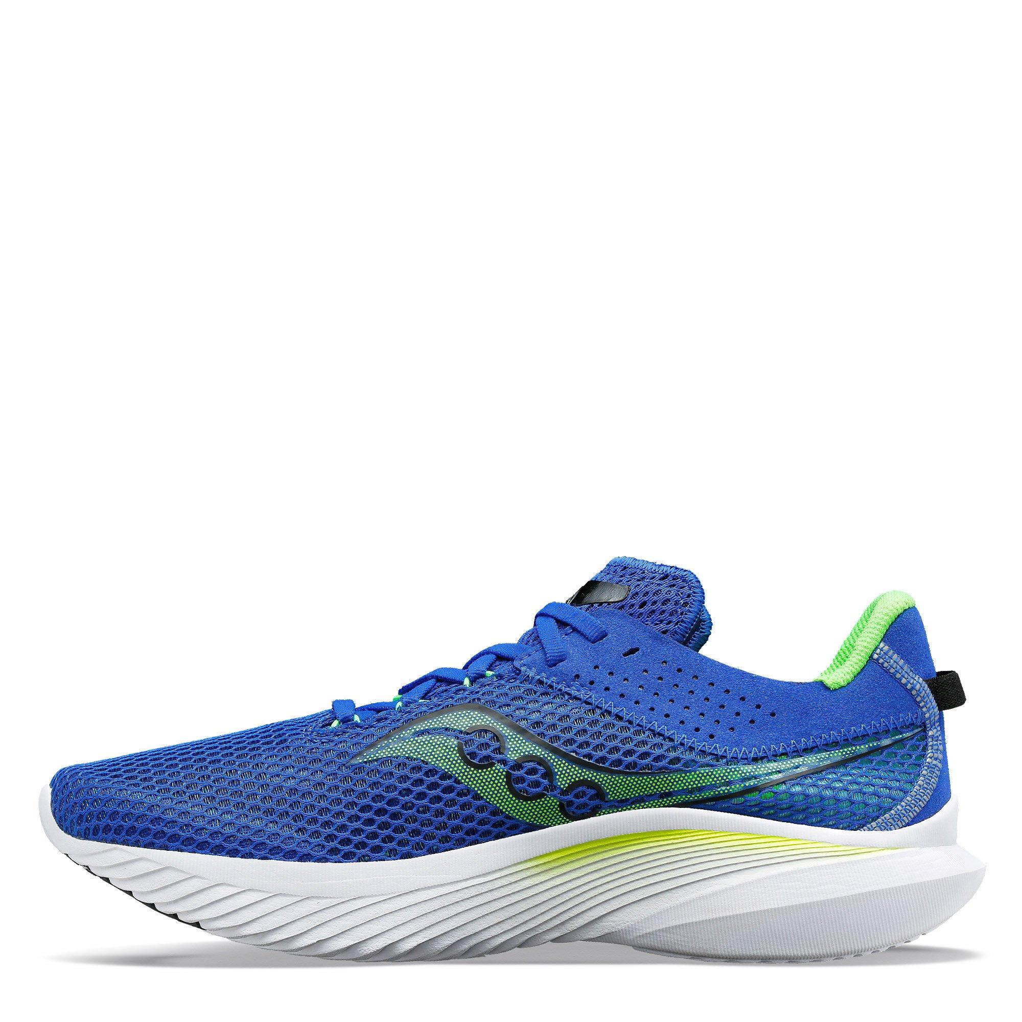 Blue / Slime - Saucony - Saucony Kinvara 14 Mens Running Shoes - 2