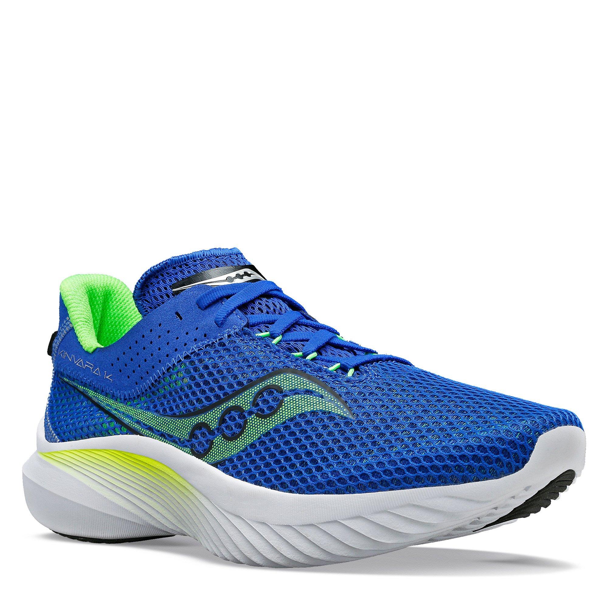 Blue / Slime - Saucony - Saucony Kinvara 14 Mens Running Shoes - 5