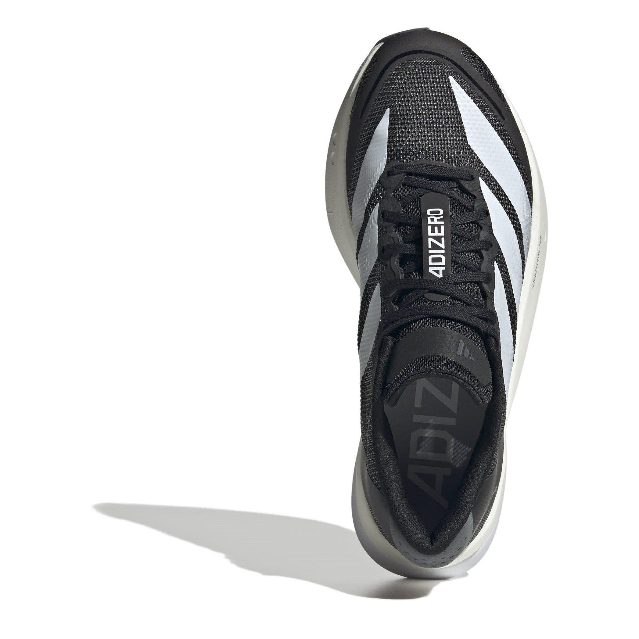 Black/White - adidas - Adizero Boston 13 Road Running Shoes Womens - 5