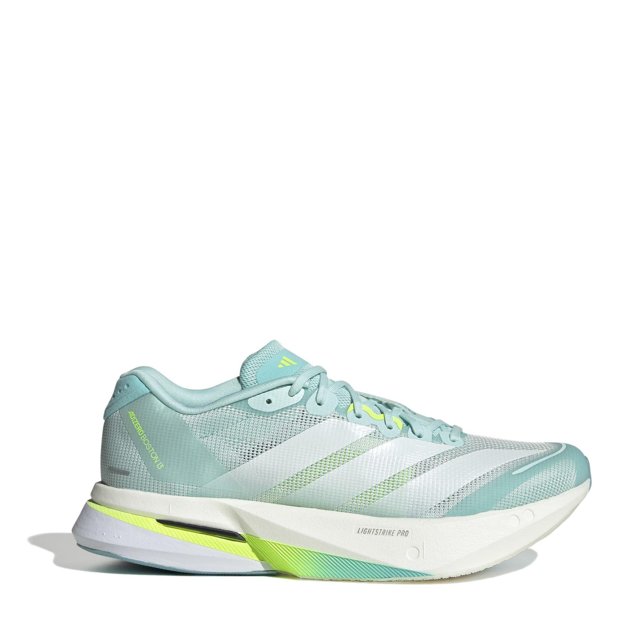 Adidas Women's Adizero Boston 13 Road Running Shoes - Flash Aqua - 7 (40.7)
