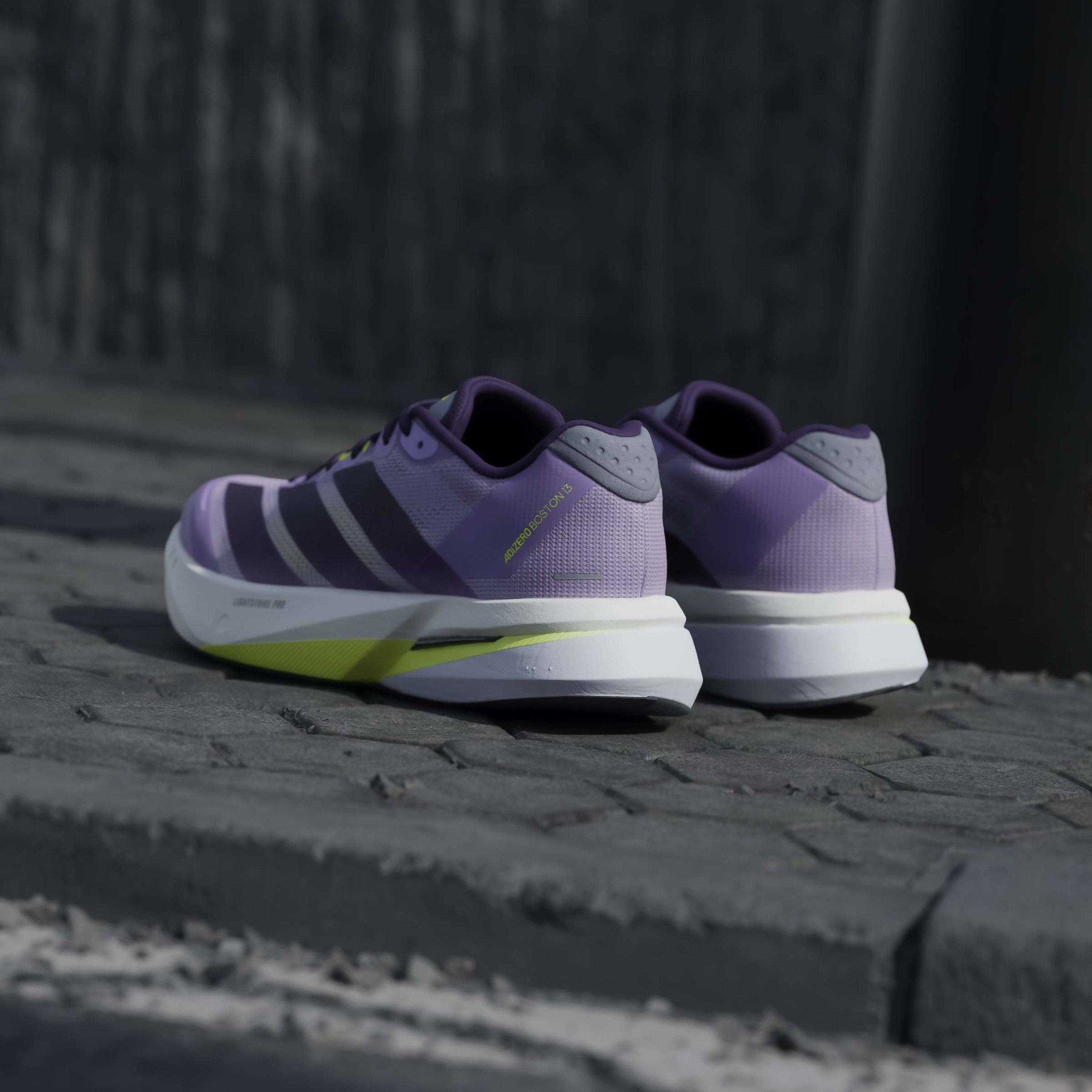 Ciruela/Violeta - adidas - Adizero Boston 13 Road Running Shoes Womens - 13