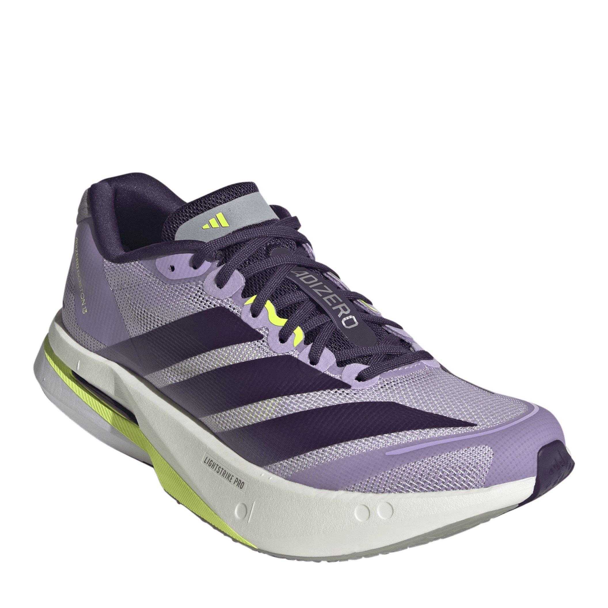 Ciruela/Violeta - adidas - Adizero Boston 13 Road Running Shoes Womens - 3
