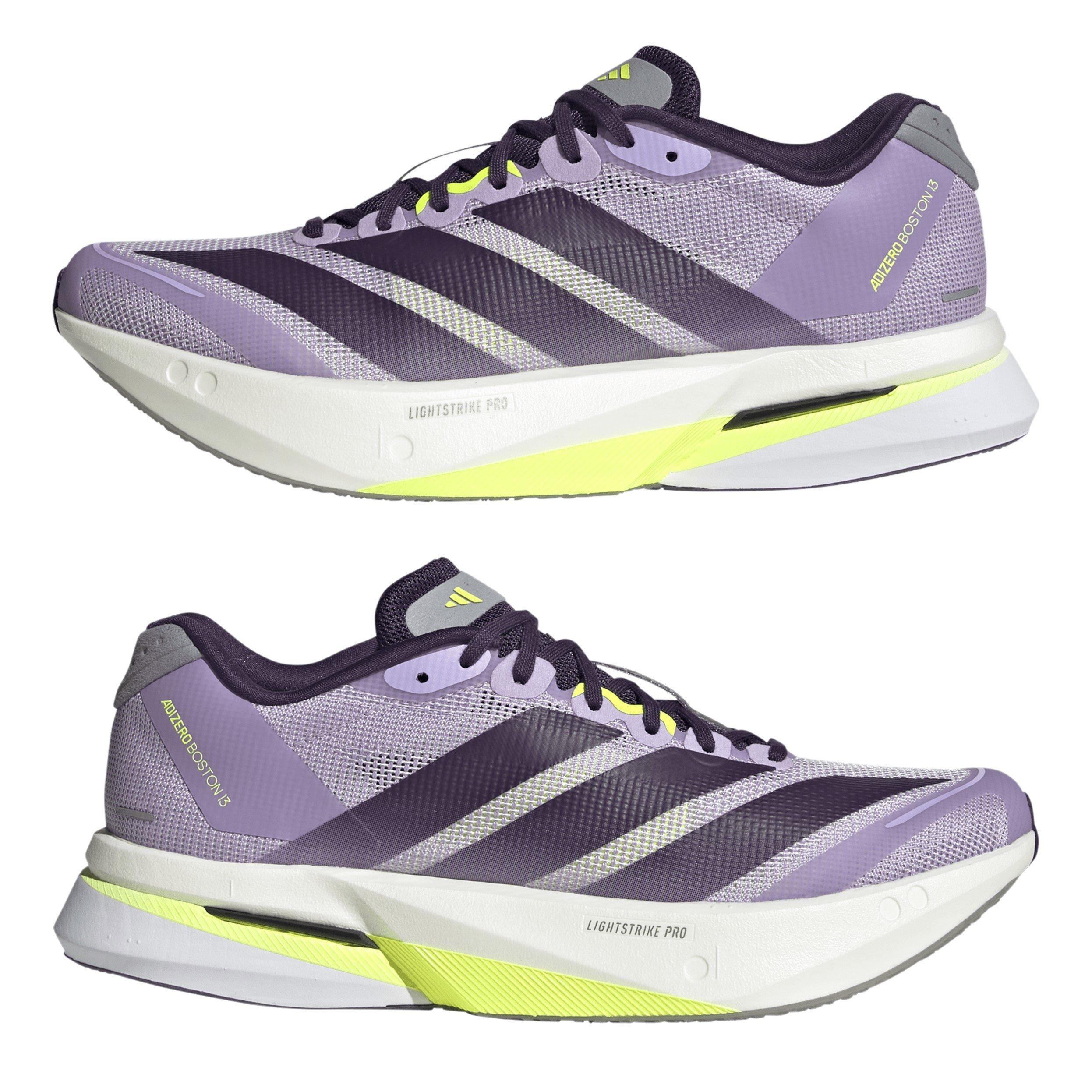 Ciruela/Violeta - adidas - Adizero Boston 13 Road Running Shoes Womens - 9