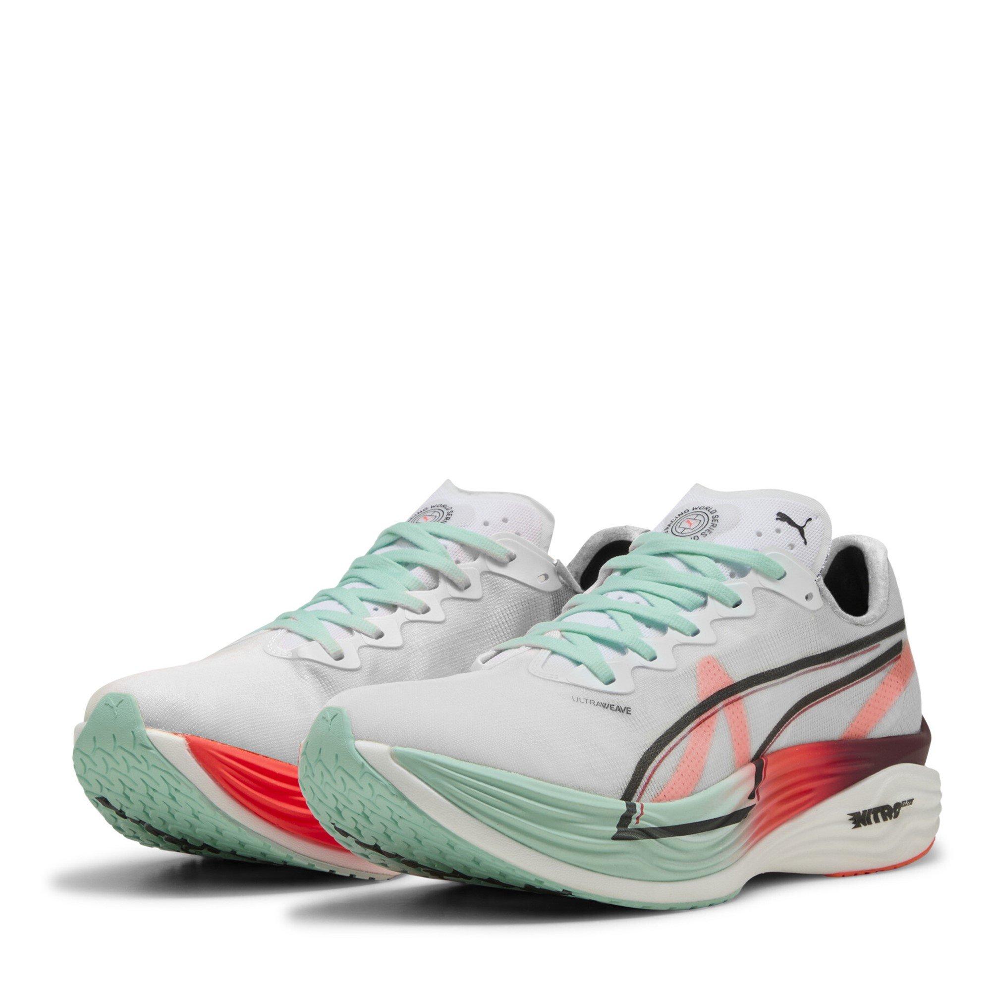 Hyrox Red/White - Puma - Deviate Nitro Elite 3 Road Running Shoes Womens - 1