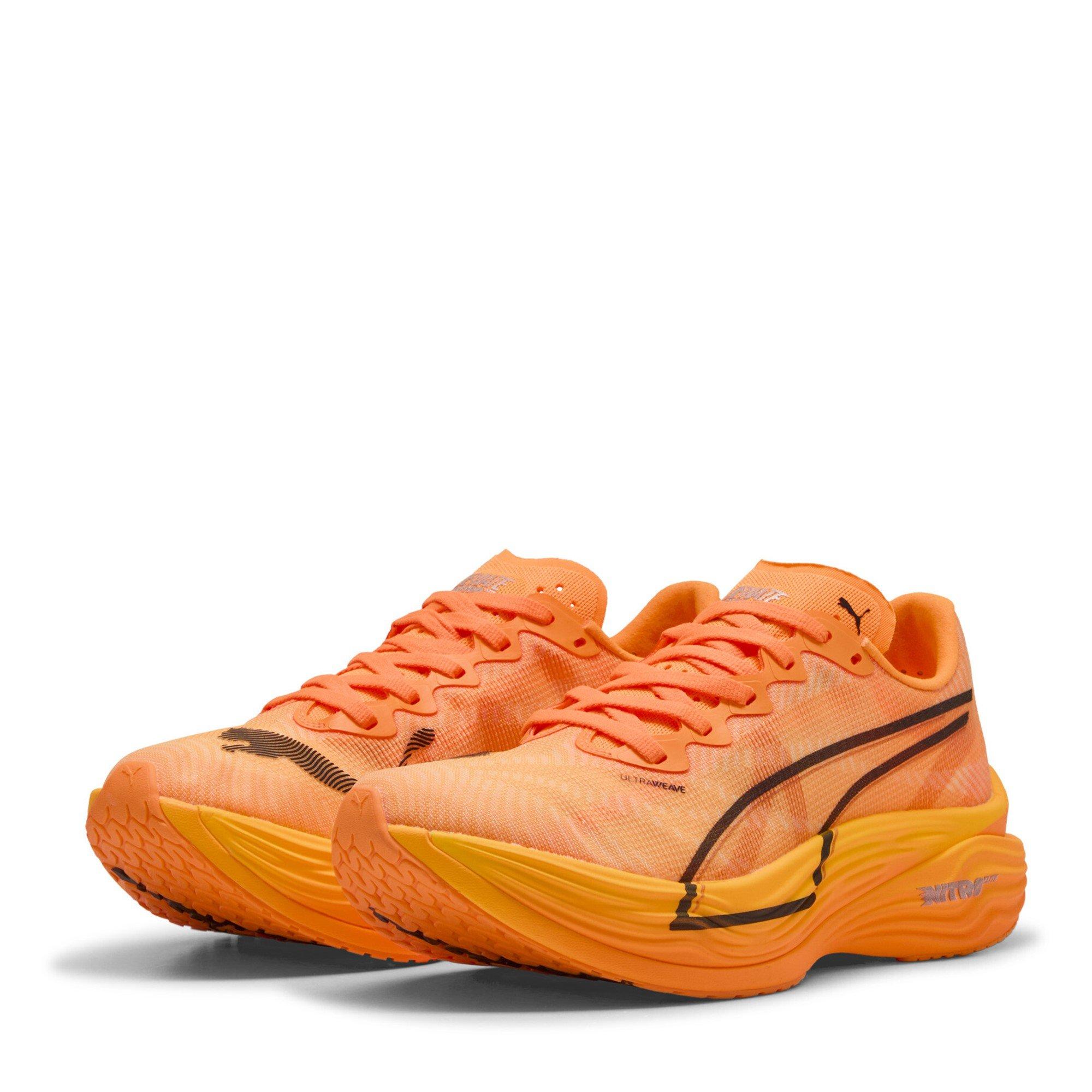 Puma Women's Deviate Nitro Elite 3 Road Running Shoes - Fluro Orange - 5.5 (38.5)
