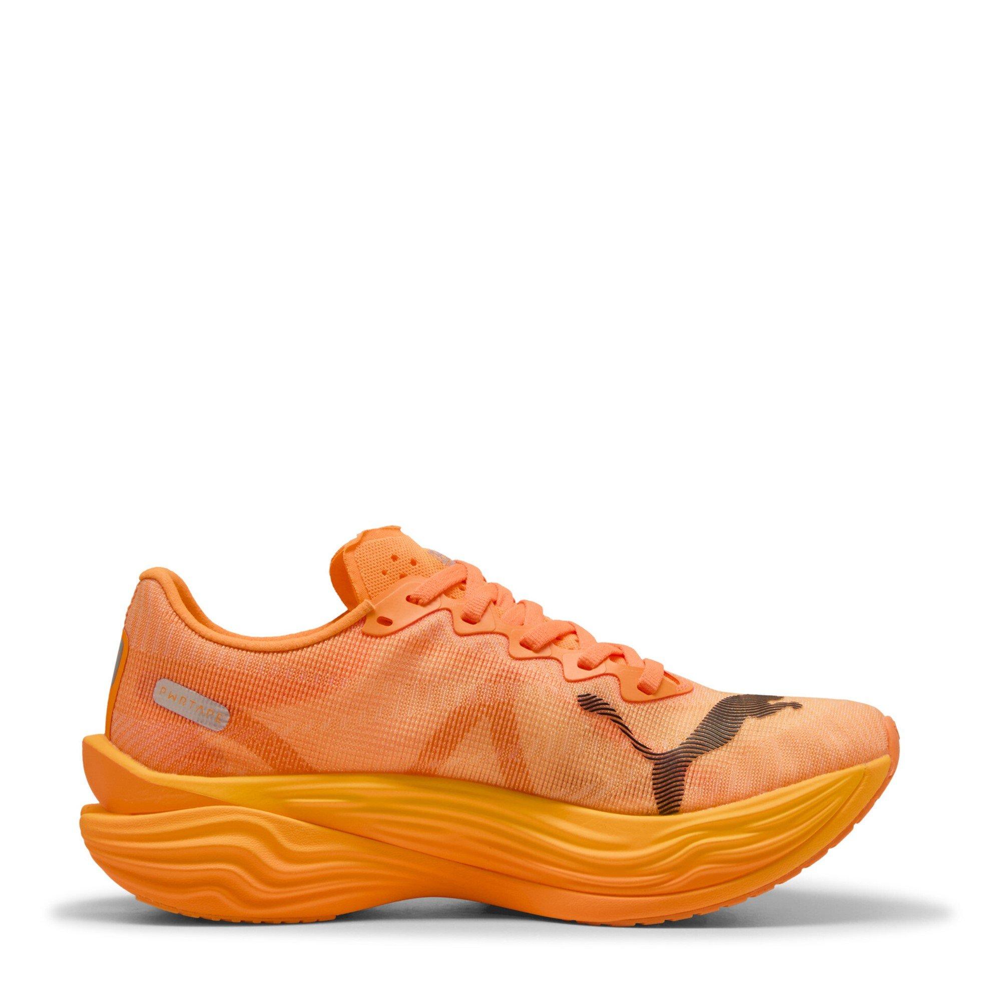 Fluro Orange - Puma - Deviate Nitro Elite 3 Road Running Shoes Womens - 4