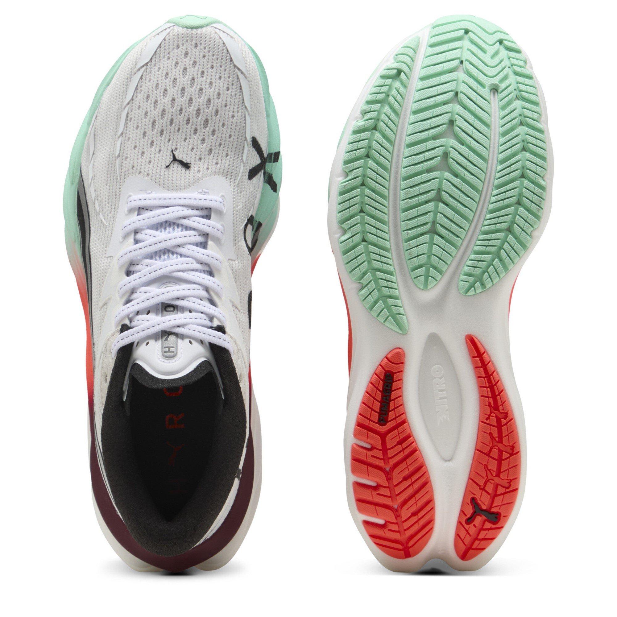 Hyrox White/Red - Puma - Velocity Nitro 4 Trainers Mens - 3