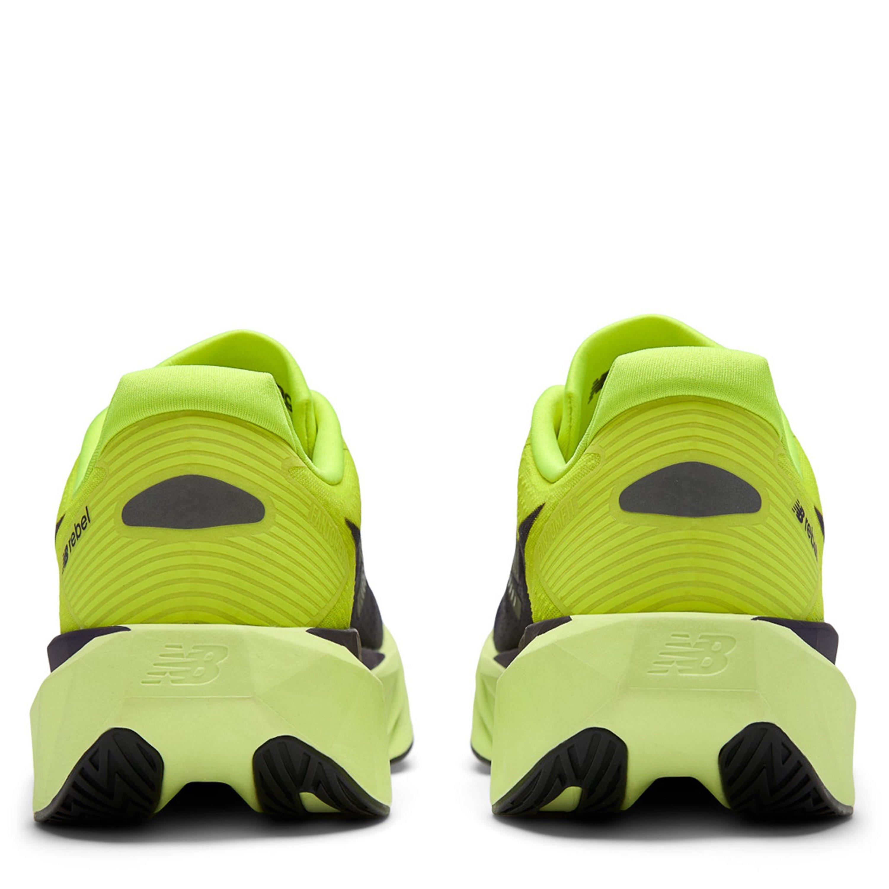 Green/Berry - New Balance - FuelCell Rebel V5 Mens Running Shoes - 4