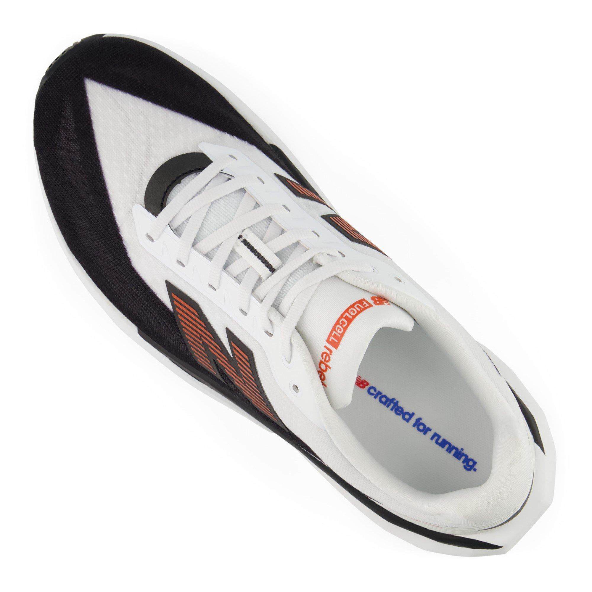 White/Flame - New Balance - FuelCell Rebel V5 Mens Running Shoes - 4
