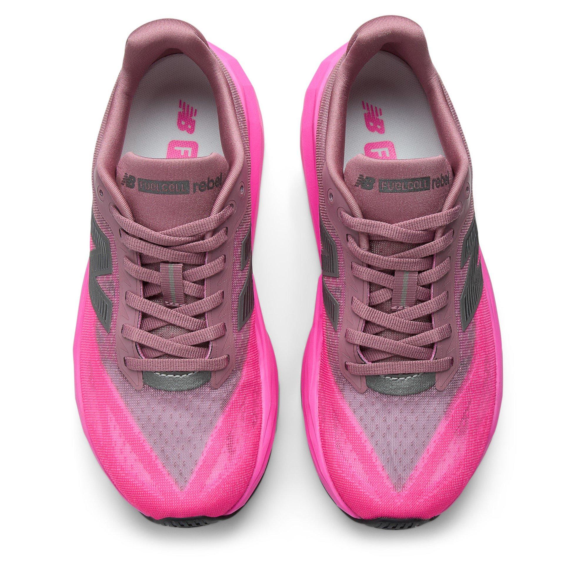 Pink Heat - New Balance - FuelCell Rebel v5 Running Shoes Womens - 3