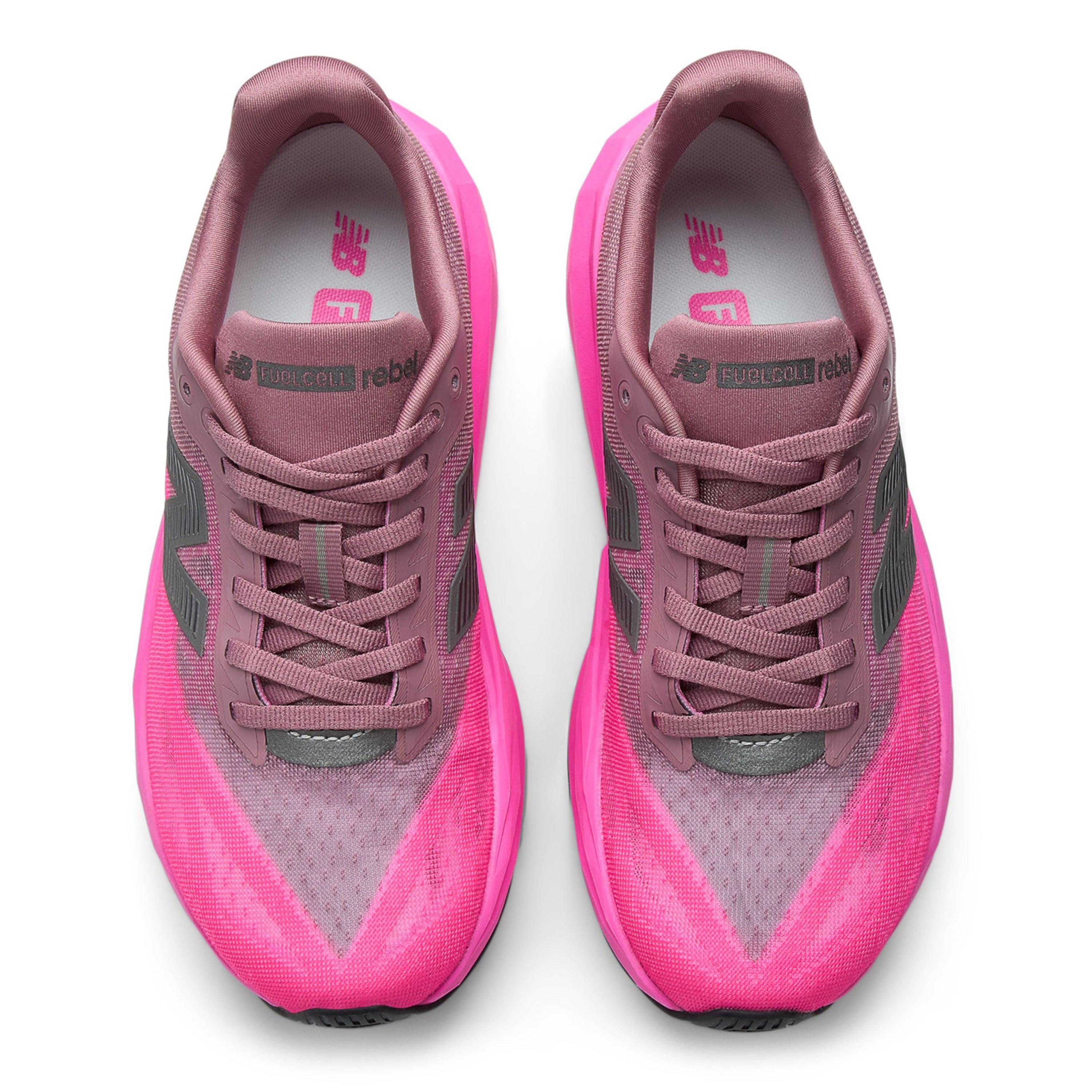 Pink Heat - New Balance - FuelCell Rebel v5 Running Shoes Womens - 6
