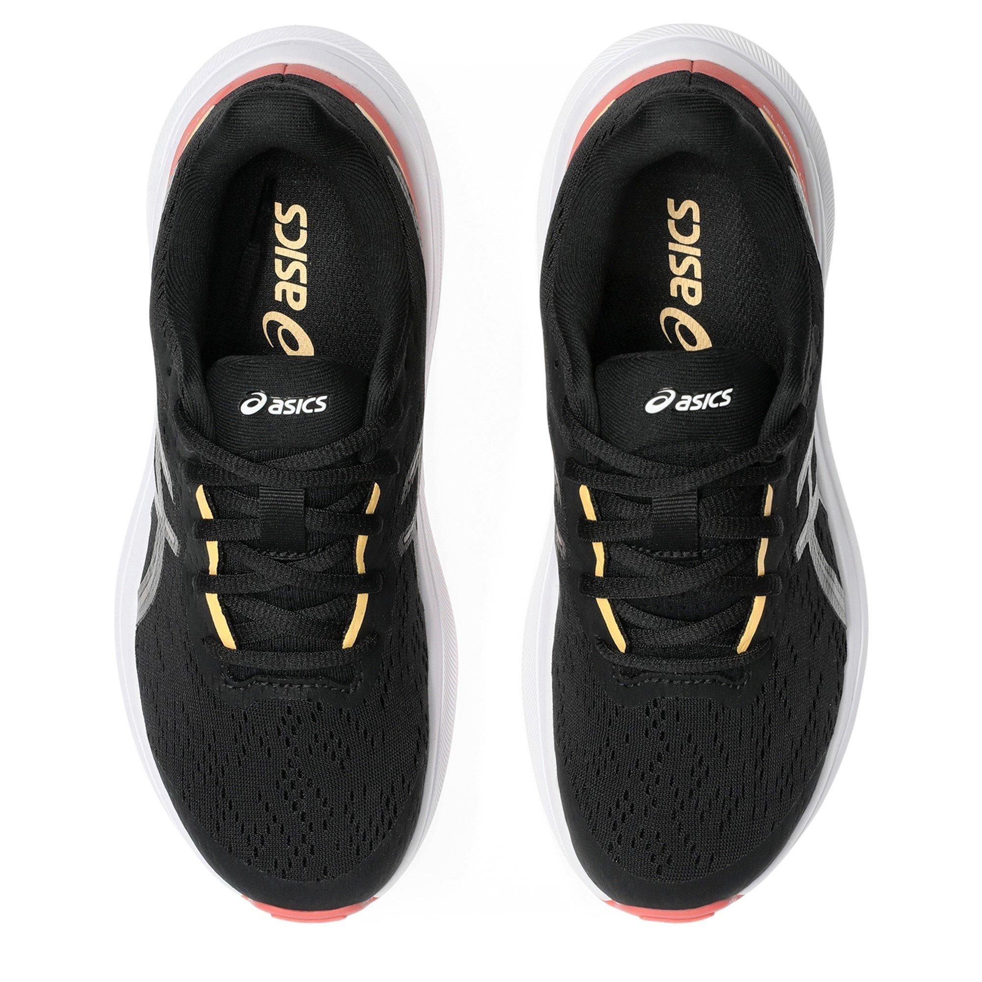 Black/Rubbl Red - Asics - Unisex Kids GT GS Everyday Neutral Road Running Shoes - 6