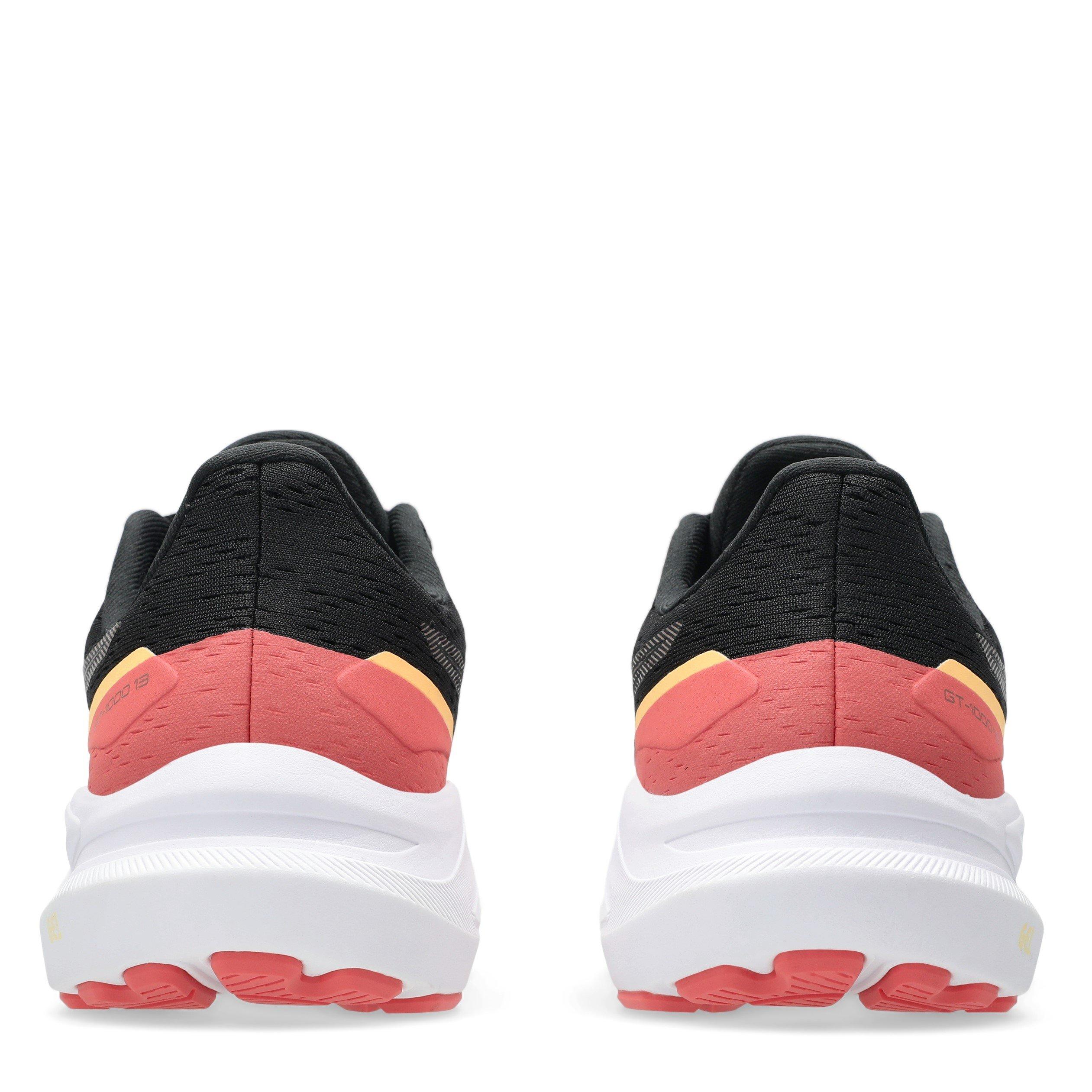 Black/Rubbl Red - Asics - Unisex Kids GT GS Everyday Neutral Road Running Shoes - 7