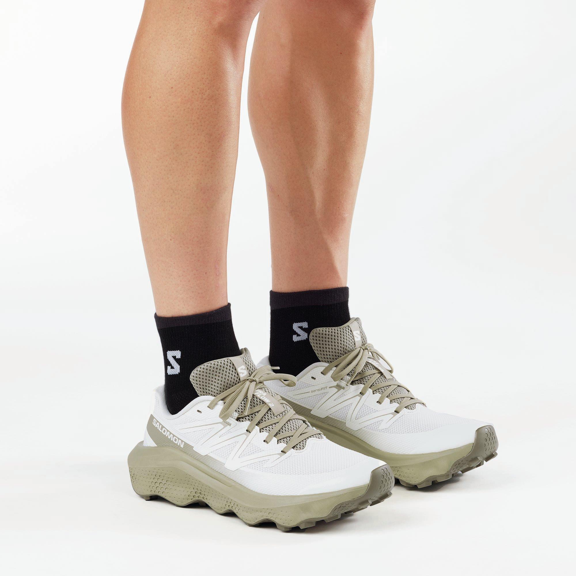 Vanila/Eucaly - Salomon - Ultra Flow 2 Trail Running Shoes Mens - 7