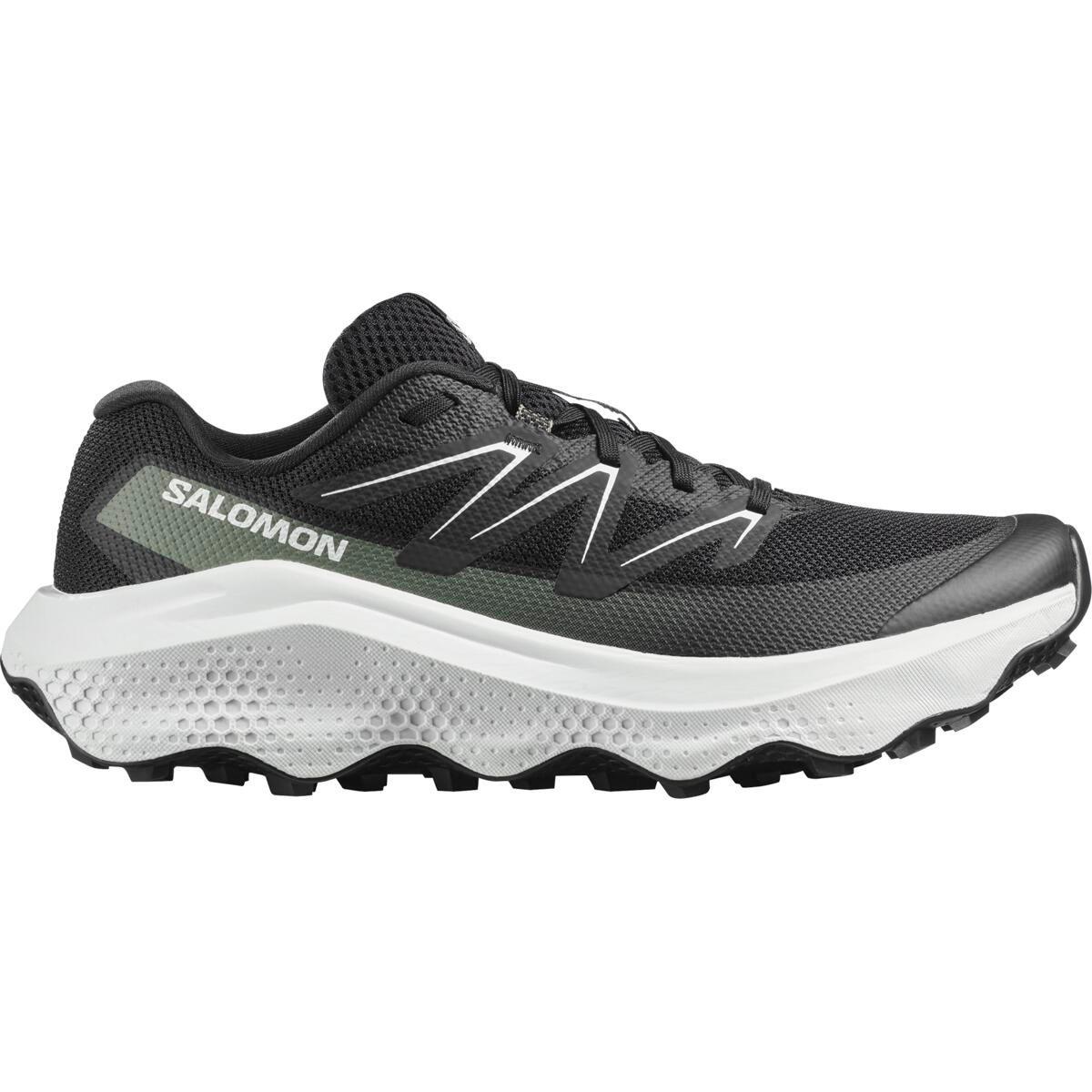 Black/White - Salomon - Ultra Flow 2 Trail Running Shoes Mens - 1
