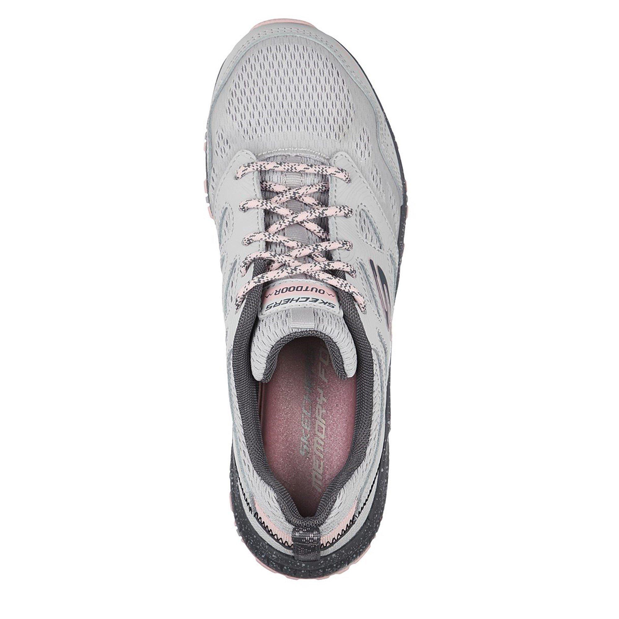 Gris/Rose - Skechers - Hillcrest-Pure Escapade Trail Running Shoes Womens - 5