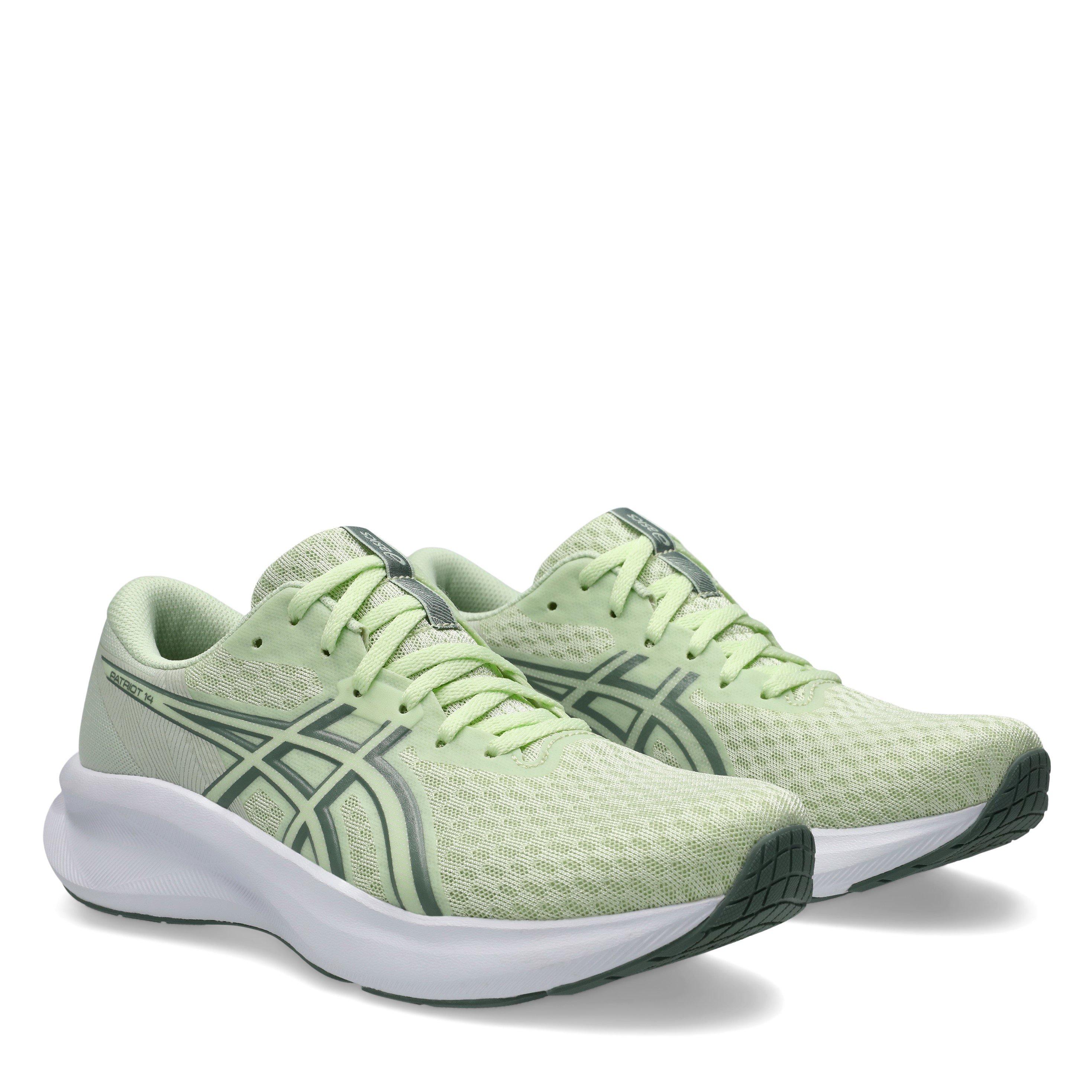 GREEN/BLUE - Asics - Patriot 14 Womens Running Shoes - 4