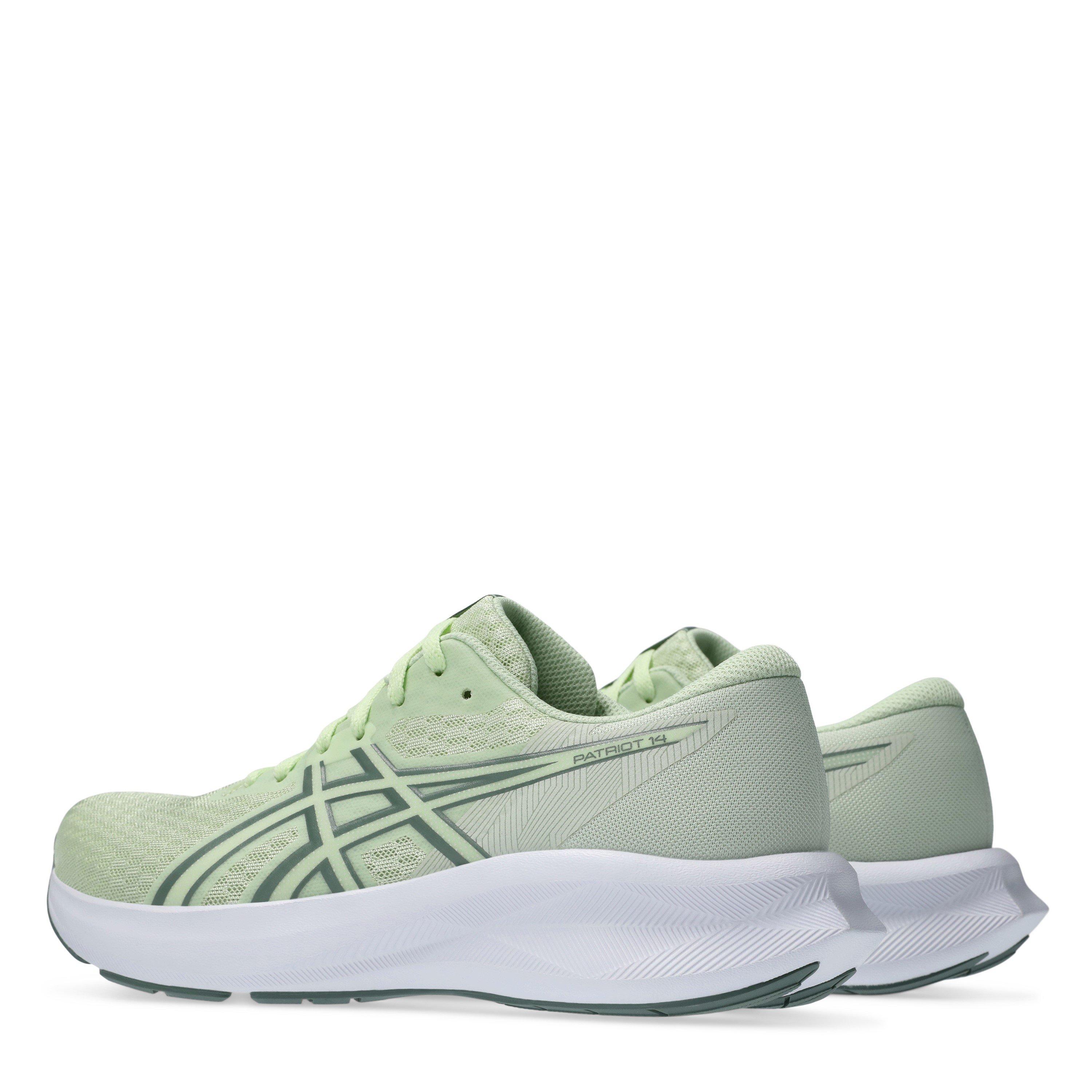 GREEN/BLUE - Asics - Patriot 14 Womens Running Shoes - 5