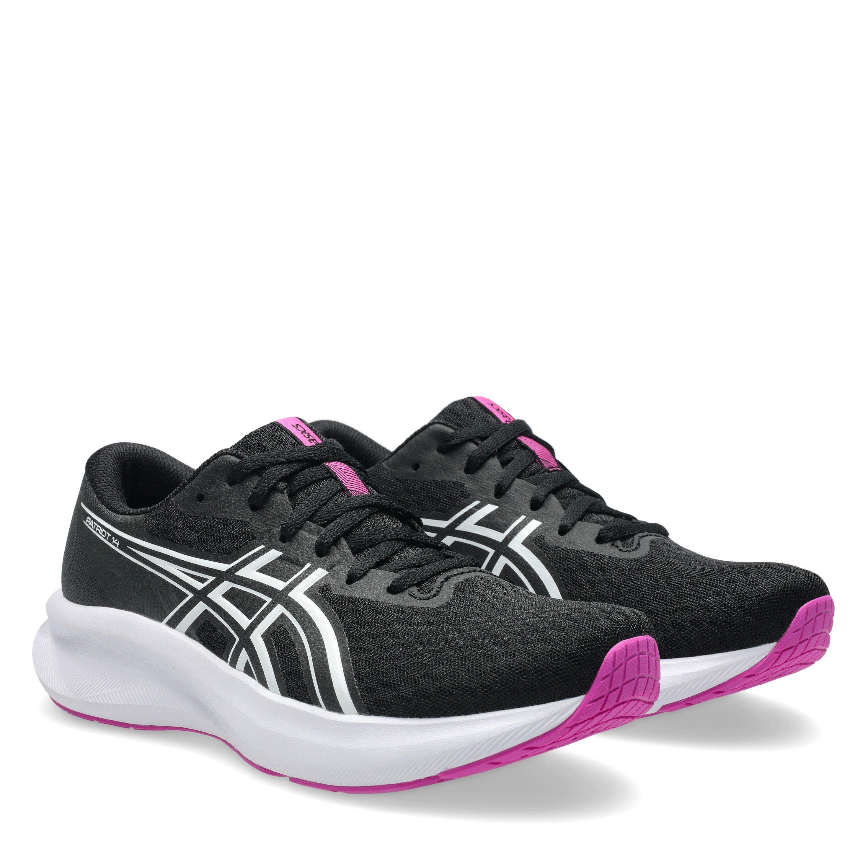 BLACK/SAKURA - Asics - Patriot 14 Womens Running Shoes - 4