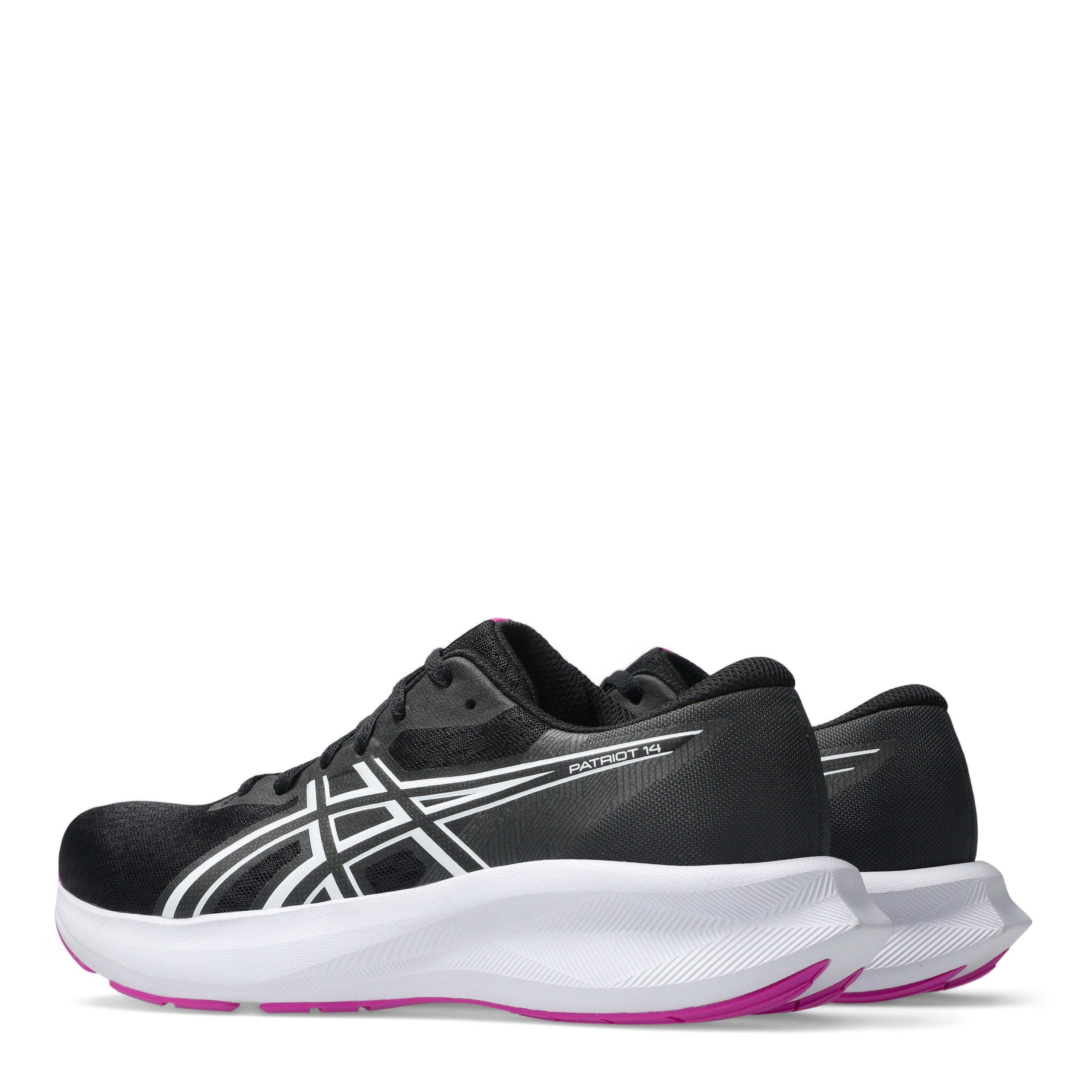 BLACK/SAKURA - Asics - Patriot 14 Womens Running Shoes - 5