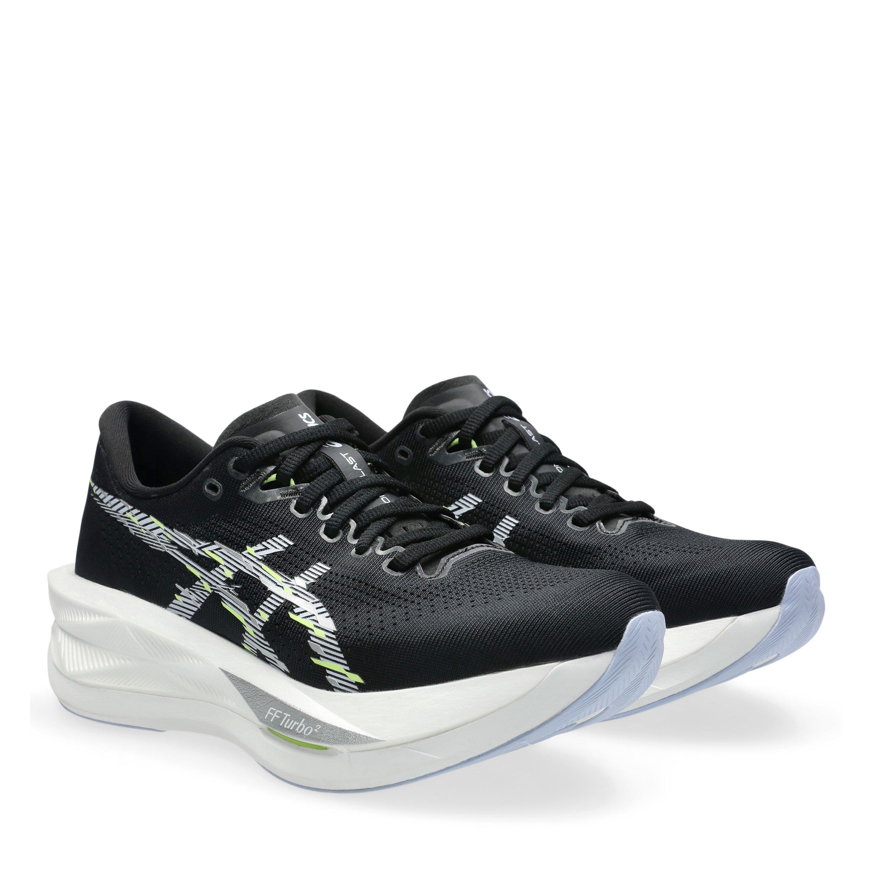 BLACK/BLUE FADE - Asics - Sonicblast Womens Running Shoes - 4