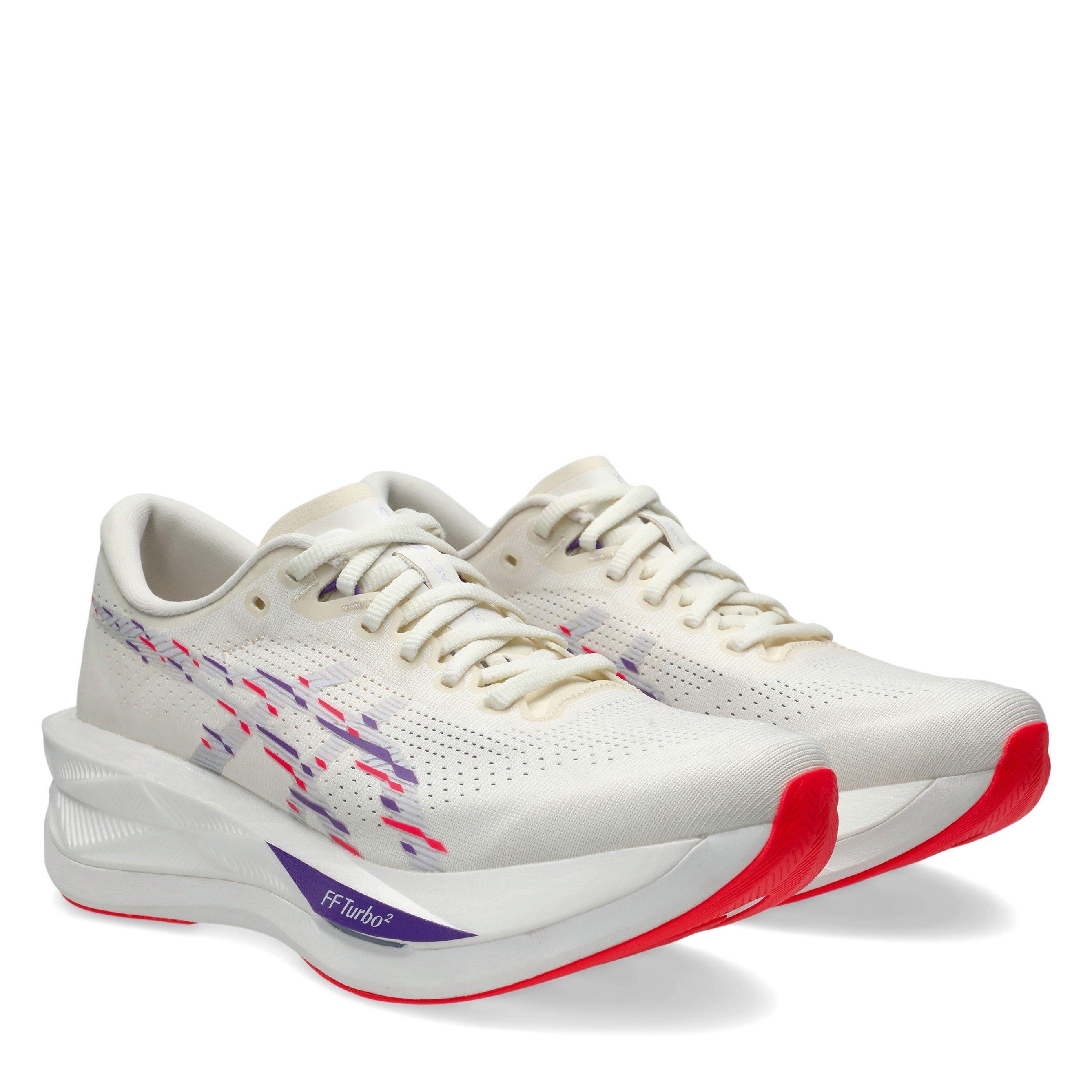 CREAM/BLUE FADE - Asics - Sonicblast Womens Running Shoes - 4