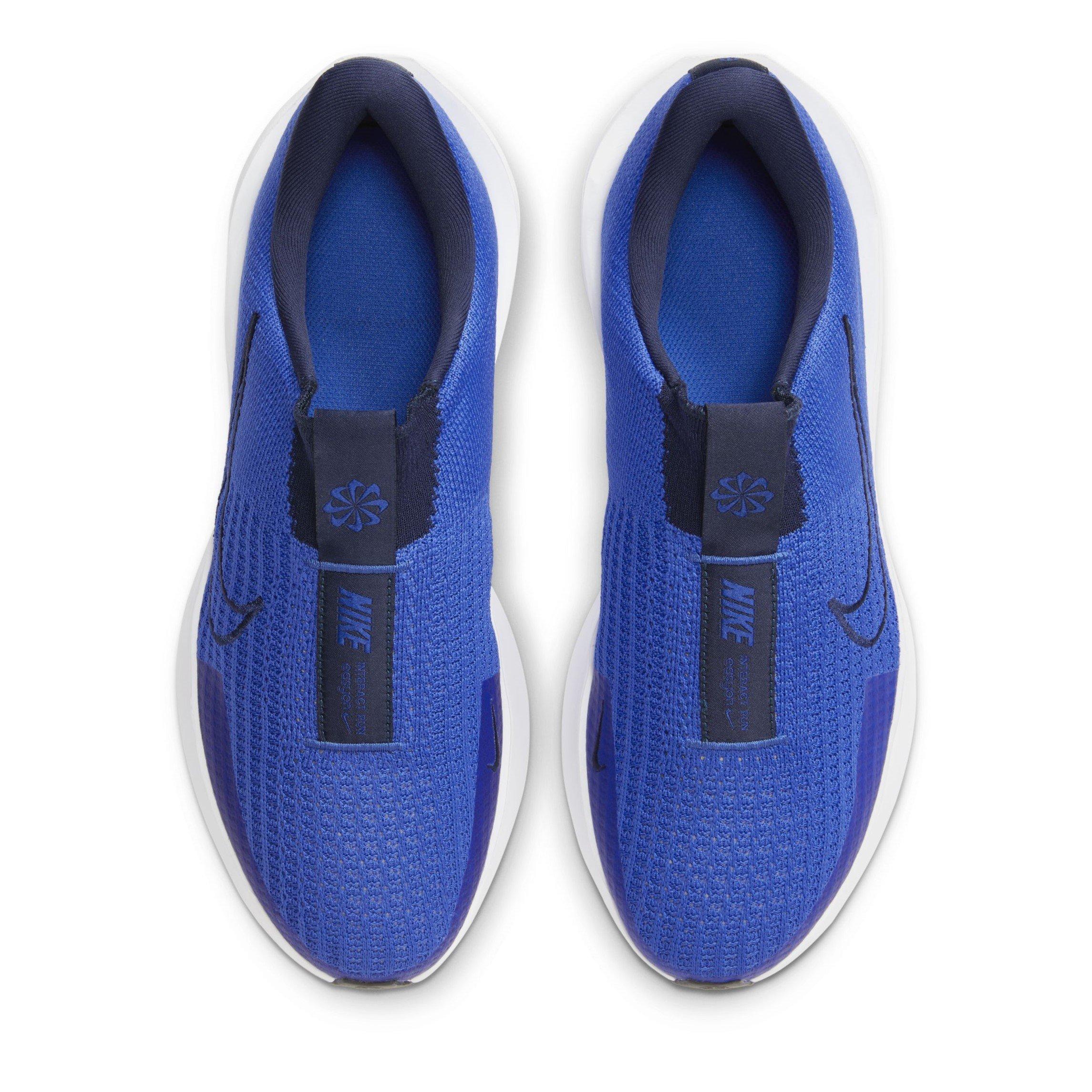Royal/Nav-Blk - Nike - Interact Run EasyOn Mens Running Shoes - 5